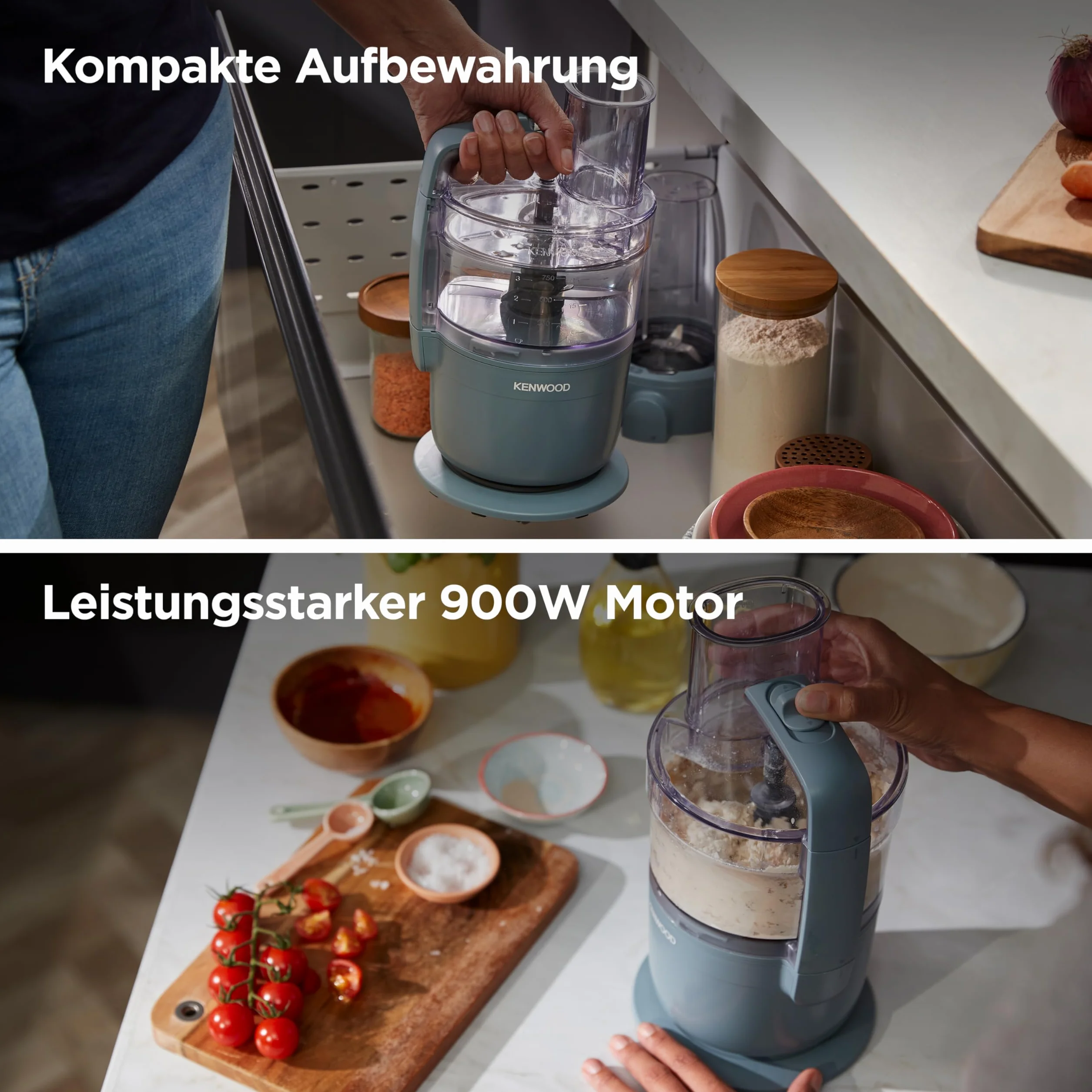 Kenwood MultiPro Compact robot kuchenny wielofunkcyjny stal nierdzewna 600 ml niebieski