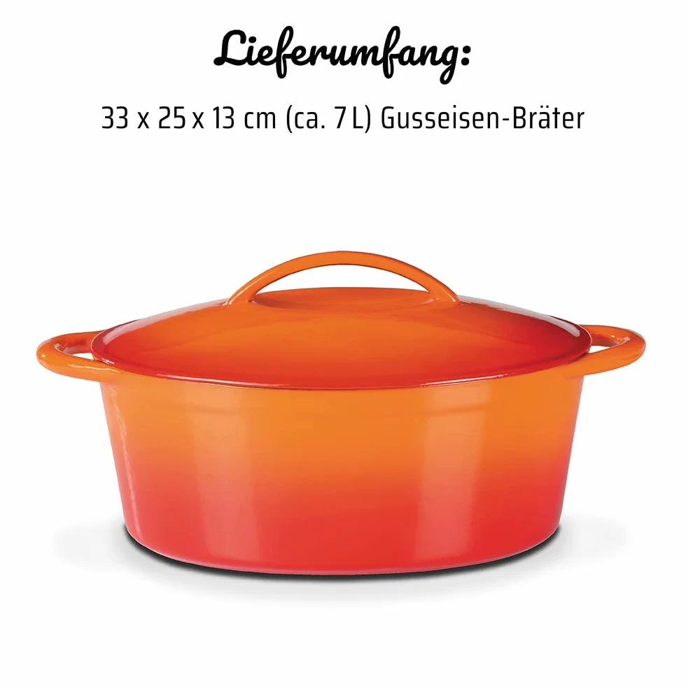 GSW 716420 Żeliwna blacha do pieczenia 33 x 25 cm