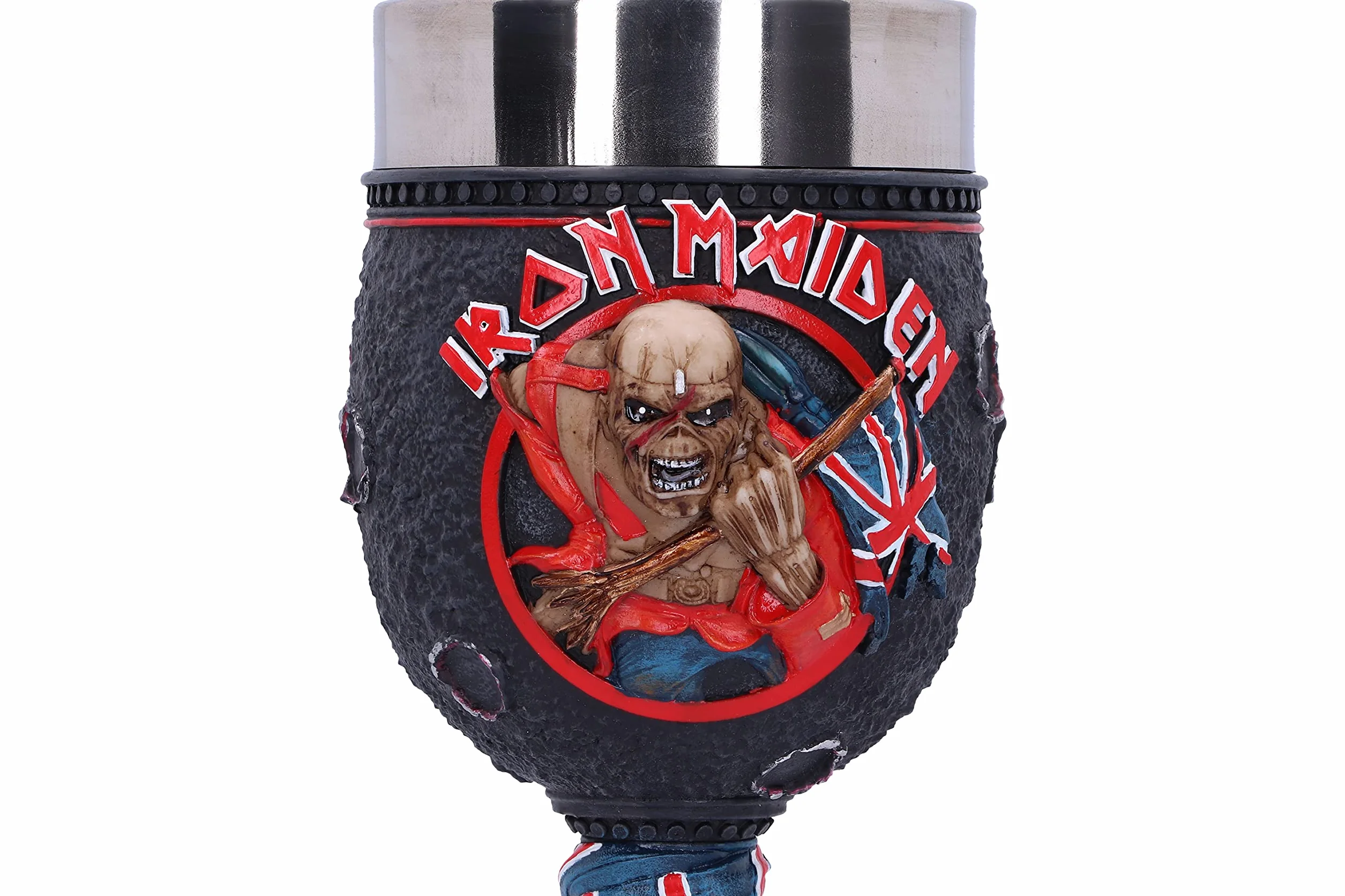 Nemesis Now Oficjalnie licencjonowany kielich Iron Maiden The Trooper 19,5 cm czerwony