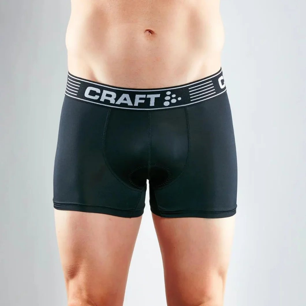 Craft Męskie bokserki Greatness Biker XL, oddychające spodnie rowerowe, wyściełane, z Infinity C6 Pad, majtki rowerowe, czarne/białe, 3XL EU