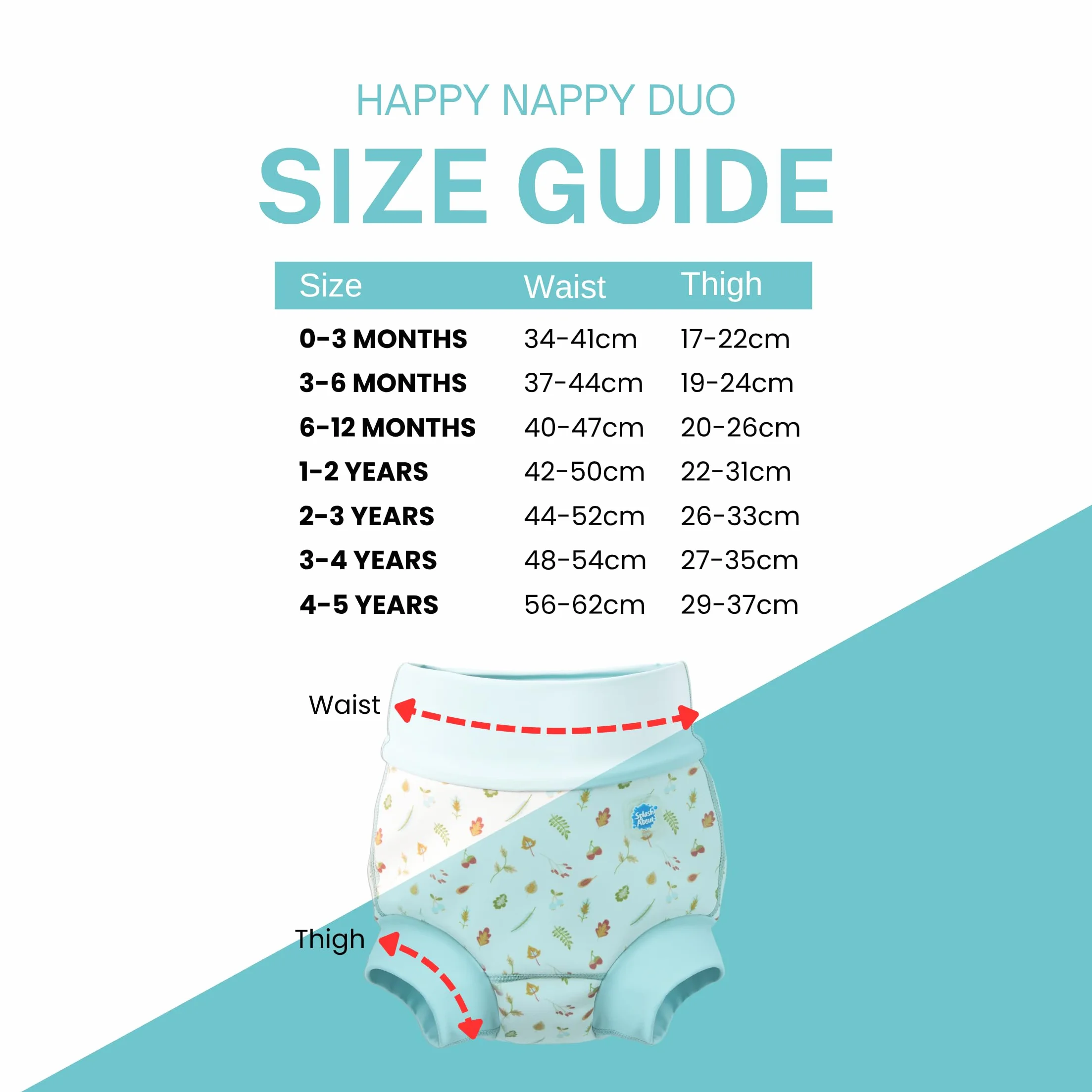 Splash About Happy Nappy Duo, małe żołędzie, 12-24 miesięcy, Małe żołędzie, 12-24 miesi?cy