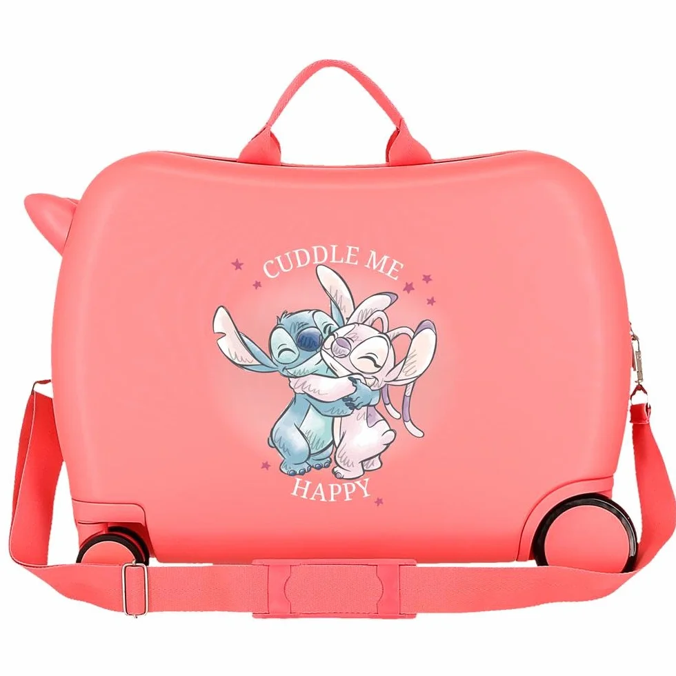 Disney Urocze Stitch Moods walizka kabinowa różne kolory twarde ABS boczne zamknięcie szyfrowe 4 podwójne koła bagaż ręczny, Cuddle Me, Taille unique, Walizka dziecięca