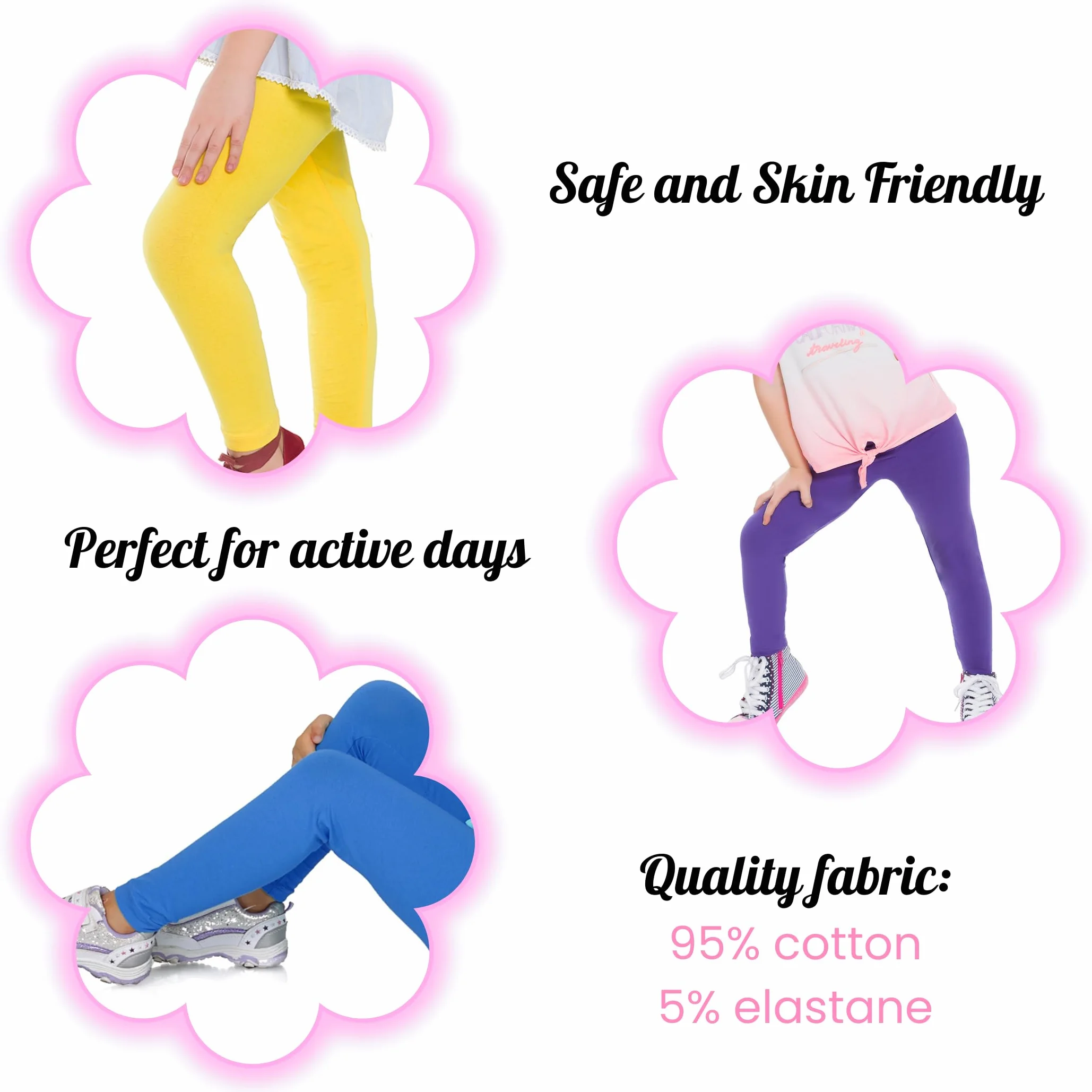 FUTURO FASHION Dziewczęta dzieci pełna długość jednokolorowe bawełniane legginsy jazda na rowerze odzież codzienna spodnie dla niemowląt legginsy solidne rajstopy spodnie dla dzieci w wieku 2-13 lat