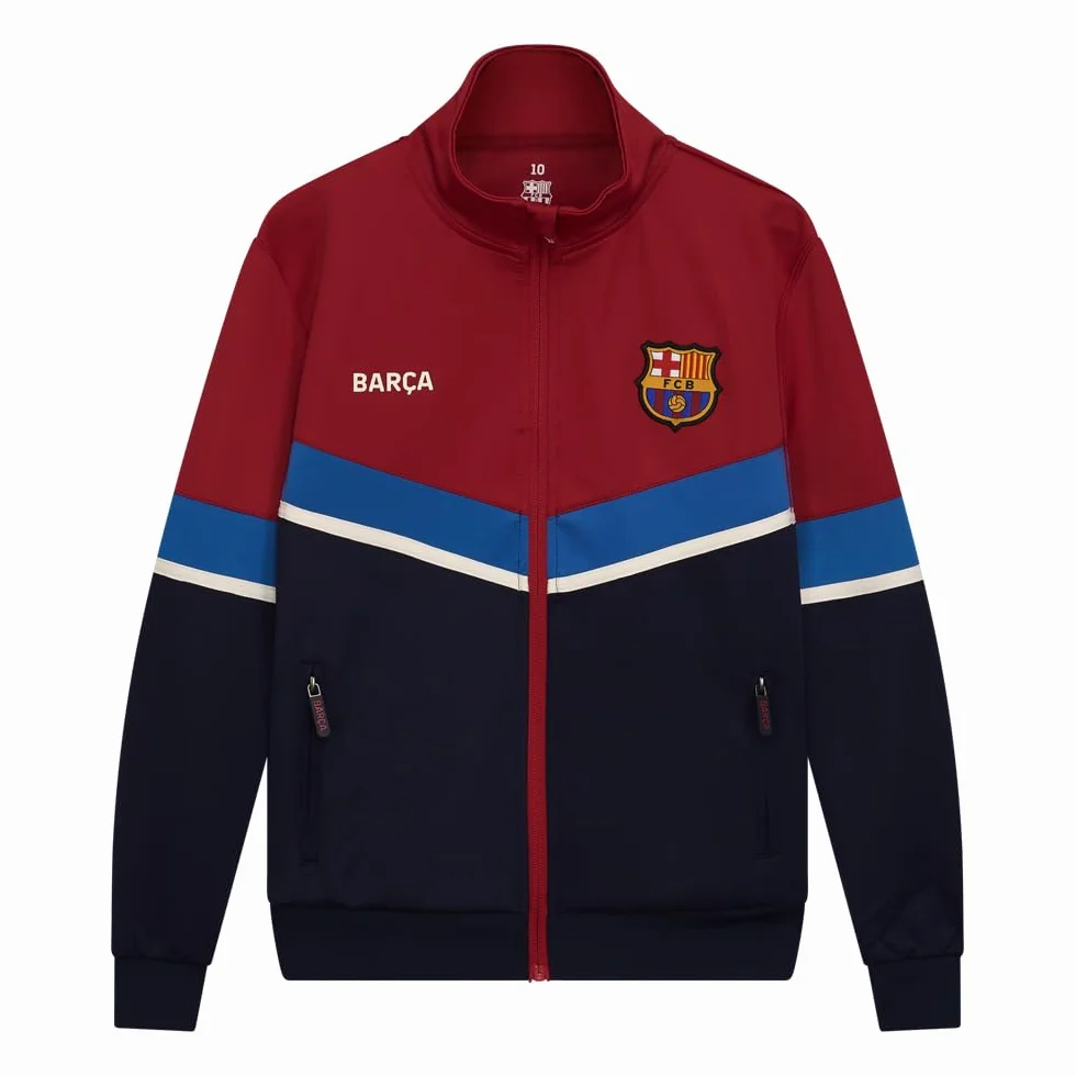 FC Barcelona dres treningowy dla dzieci 23/24 - Rozmiar 128 - Oficjalna treningowy - Dziecko - strój do treningu piłki nożnej