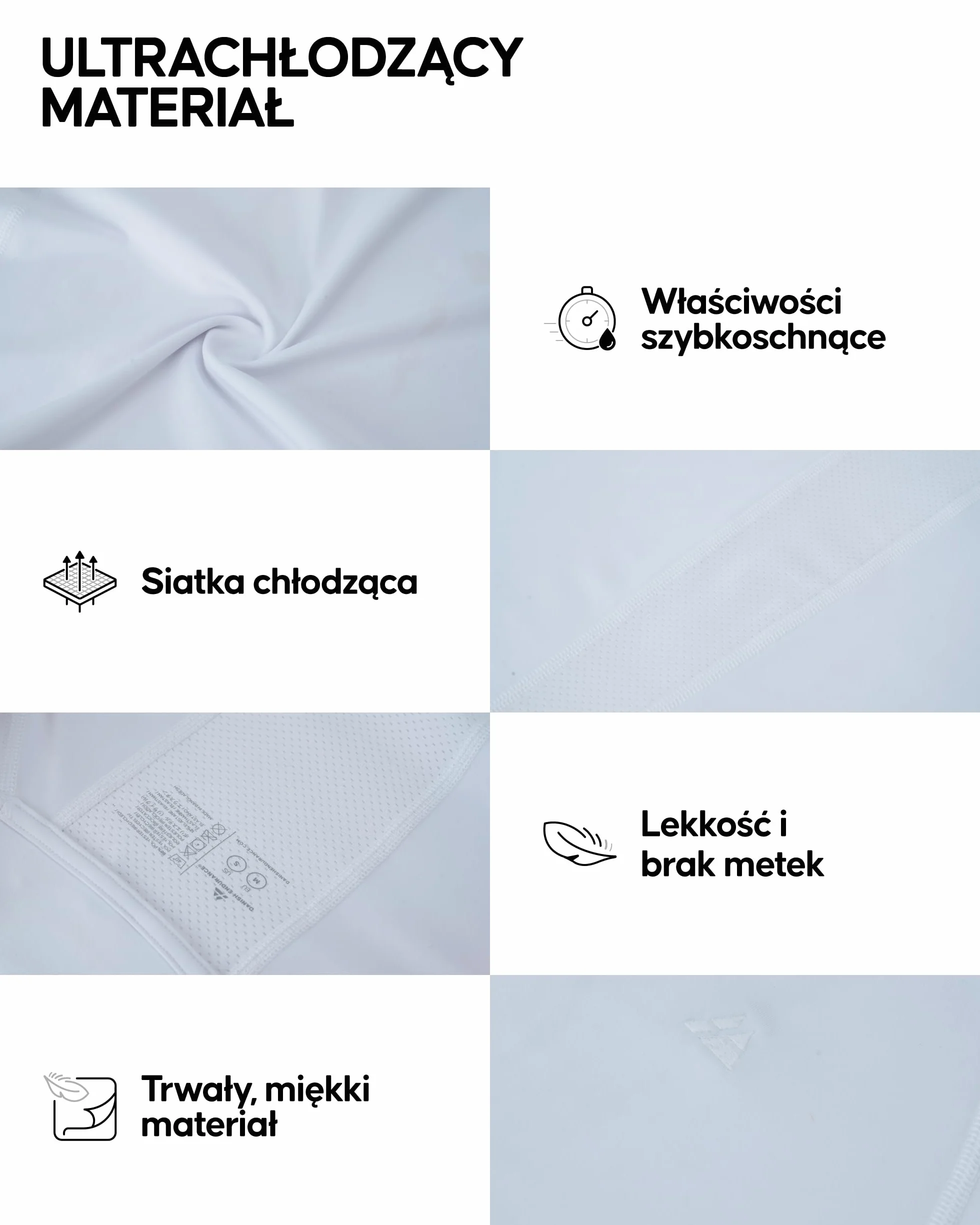 DANISH ENDURANCE Męska Koszulka Kompresyjna z Krótkim Rękawem, Szybkoschnąca Bluzka Dopasowana, z Oddychającą Siateczką, na Siłownię, do Biegania, 2-Pack