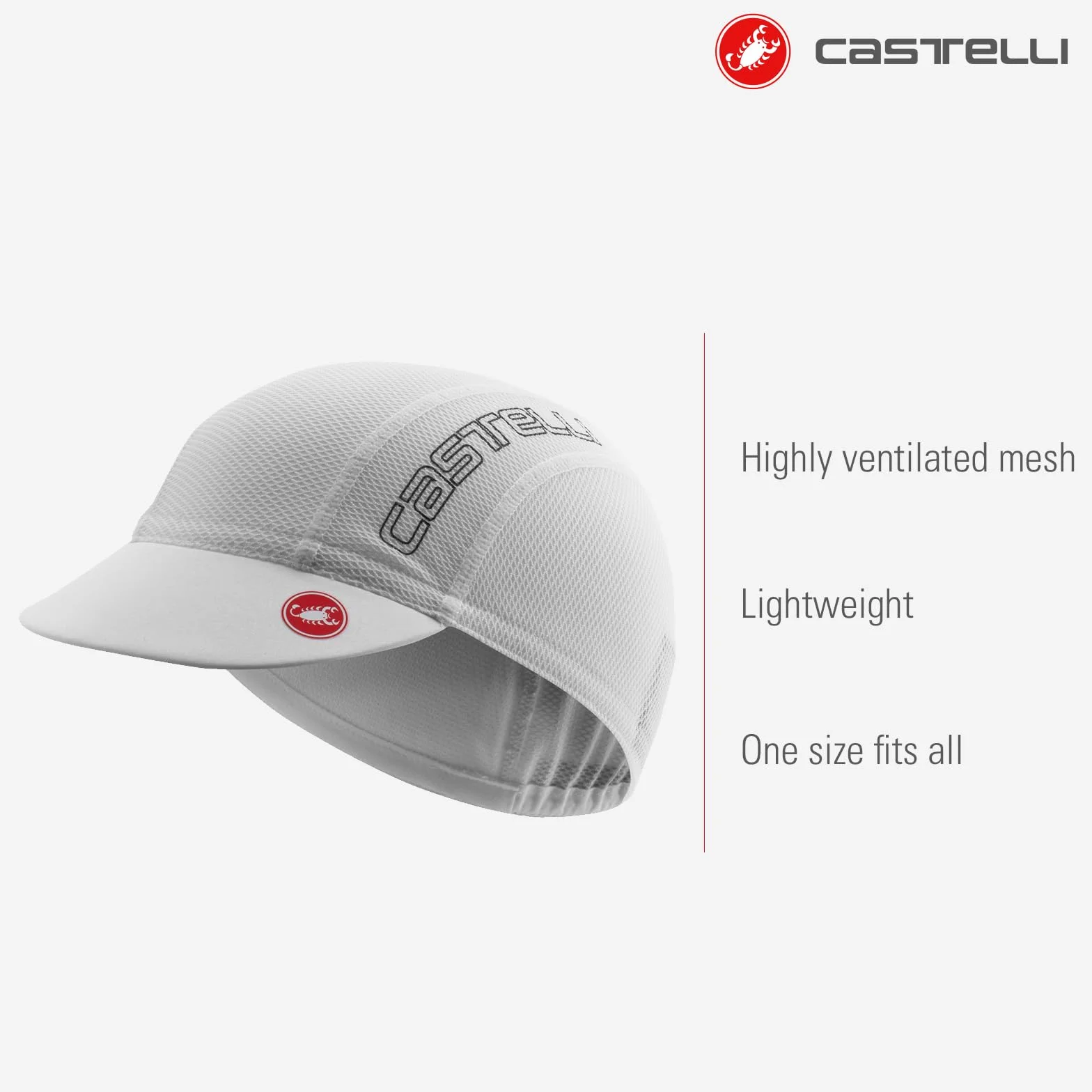 CASTELLI - A/C 2 czapka rowerowa, czapka męska