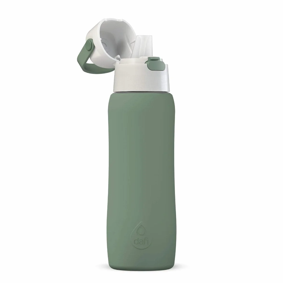 DAFI Butelka filtrująca Solid SiliconeFit 0,7 l z filtrem węglowym Tritan® bez BPA