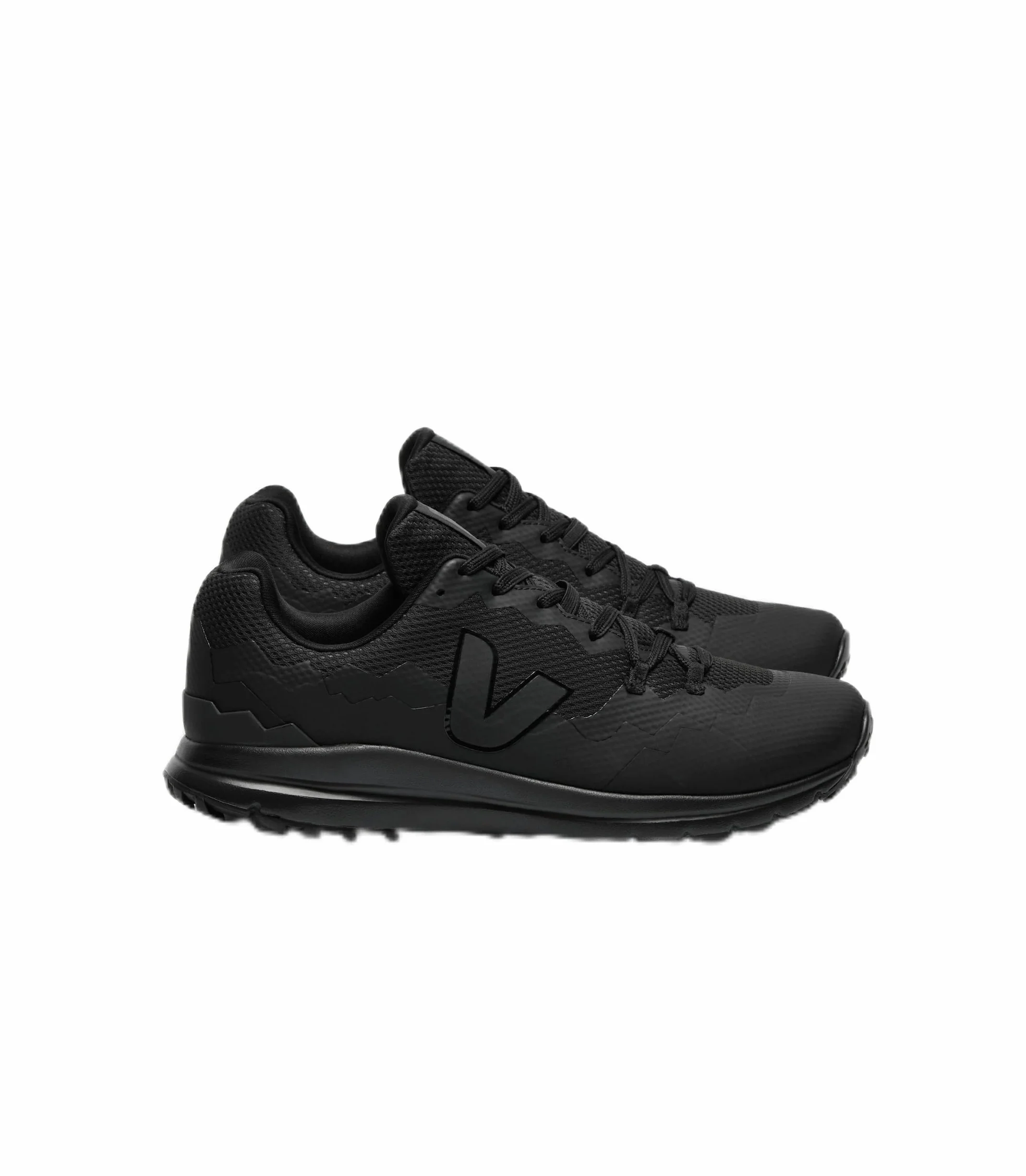 Veja Fitz Roy Light ALVMSH Black_Black (FT1803771B) męskie buty trekkingowe, ekologiczne, sznurowane, antypoślizgowe, wygodne, do aktywności na świeżym powietrzu, oddychające, czarne