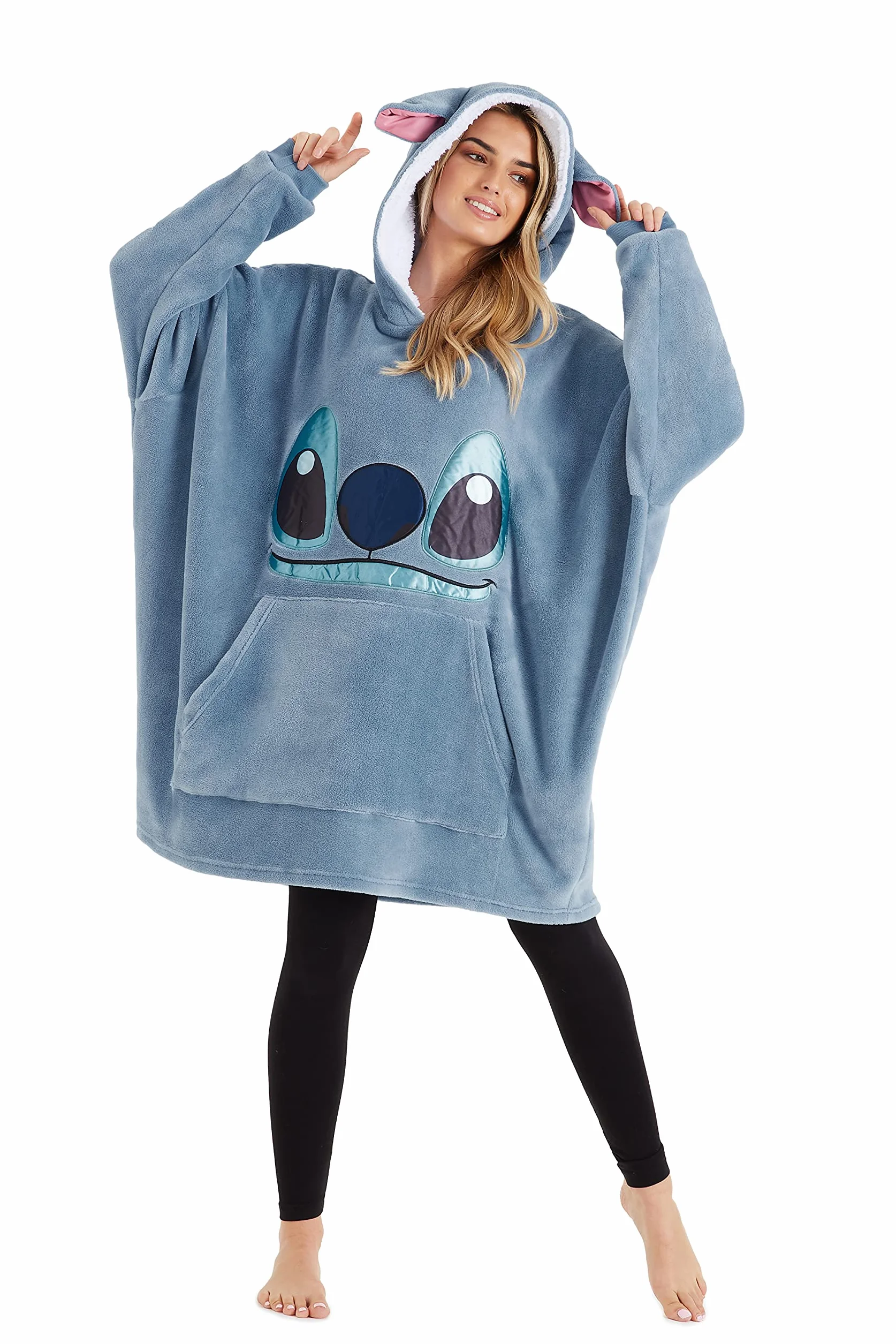 Disney Bluza z kapturem oversize Kobiety Hoodie Blanket
