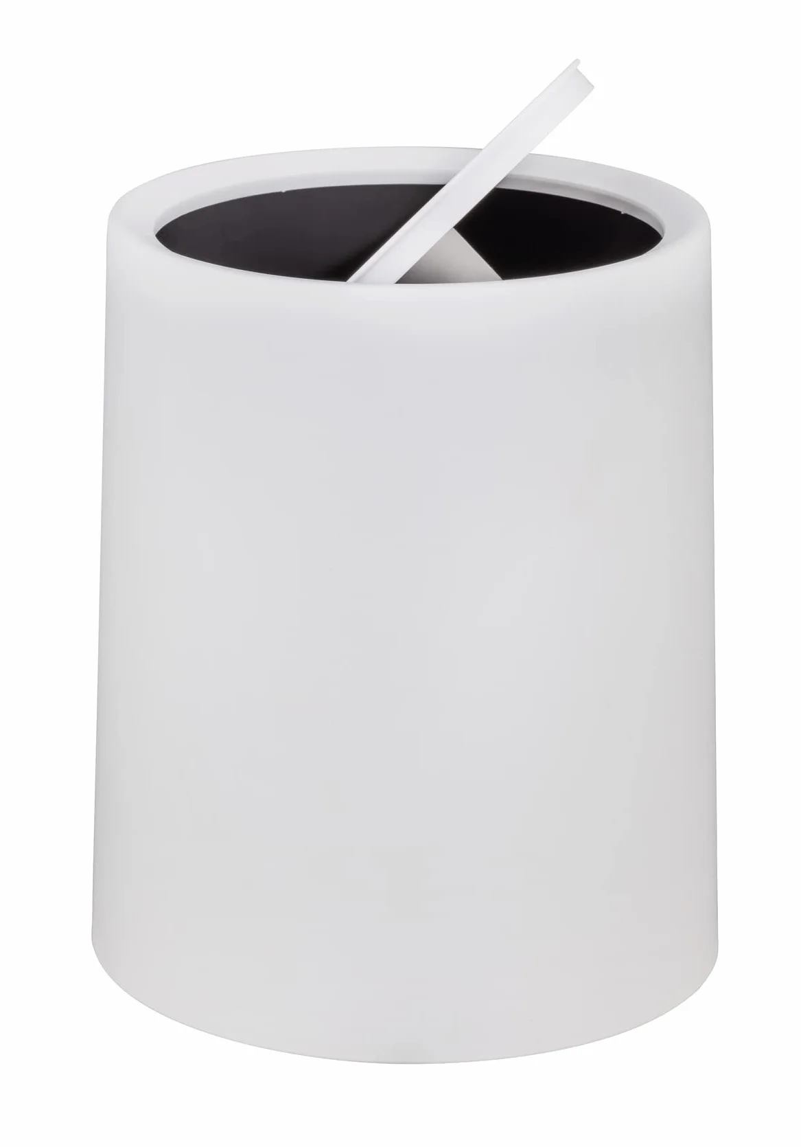 WENKO 25209100 Atri kosz na śmieci z uchylną pokrywą, 6 l, tworzywo sztuczne, 21 x 25,5 x 21 cm