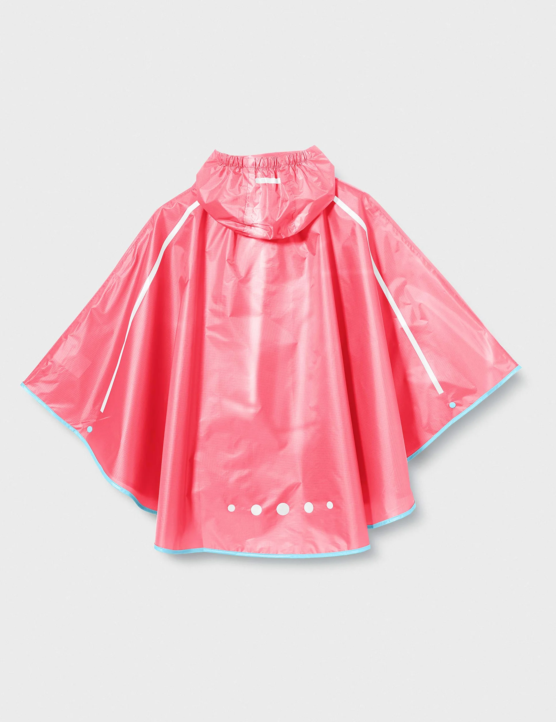 Playshoes Unisex dziecięce ponczo przeciwdeszczowe, składane, kurtka przeciwdeszczowa, odzież przeciwdeszczowa, Rosa, XL