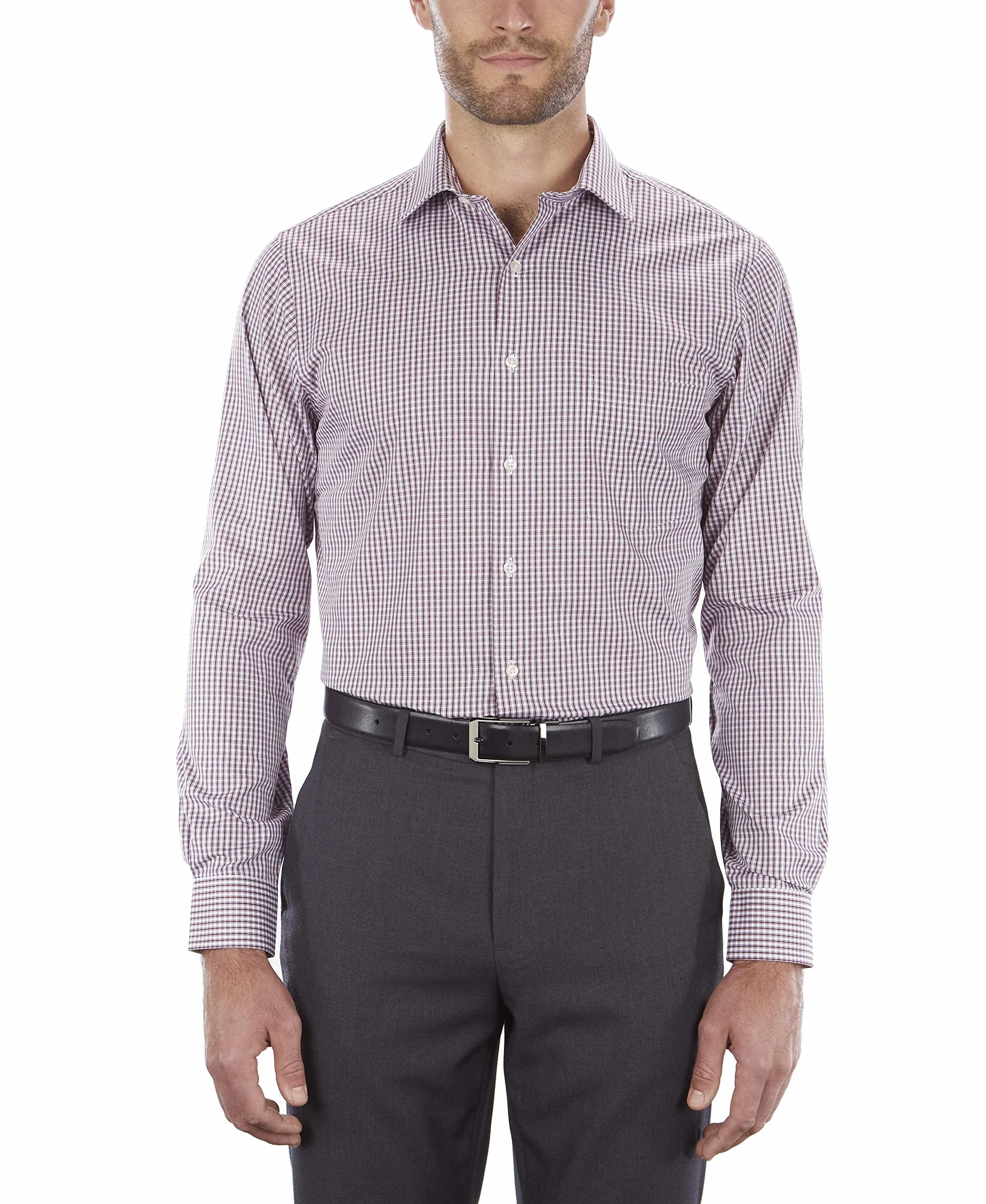 Van Heusen Odzież — koszula Mężczyźni Regular Fit Flex Collar Check
