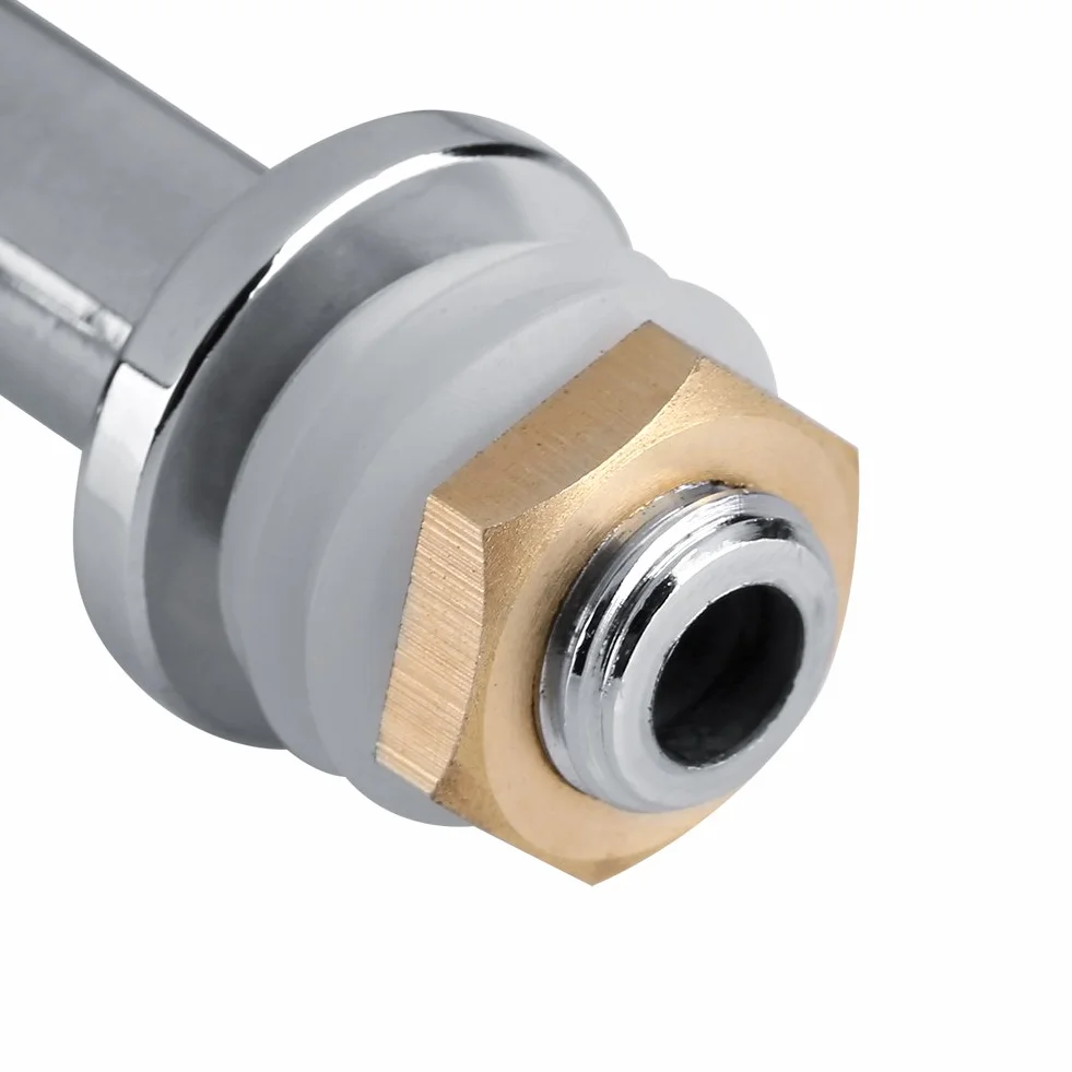 DEWIN Kran do piwa, kranik do piwa, kranik ze stali nierdzewnej, miedziany, dozownik do wina, piwa, dystrybucji napojów, kieliszek do wina z kranem (chrom, 12 mm)