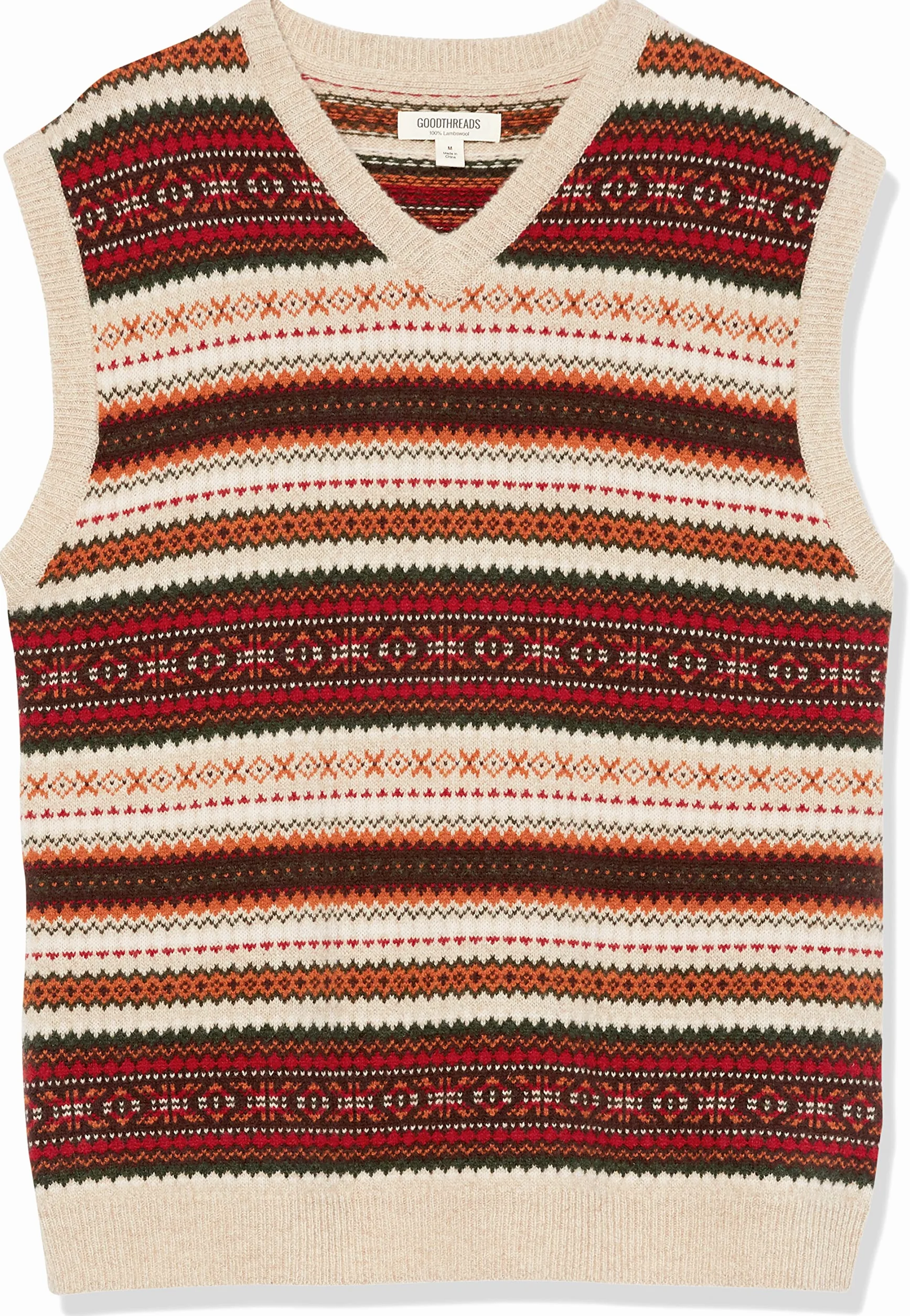 Amazon Essentials Mężczyźni Kamizelka z wełny jagnięcej (wcześniej Goodthreads)