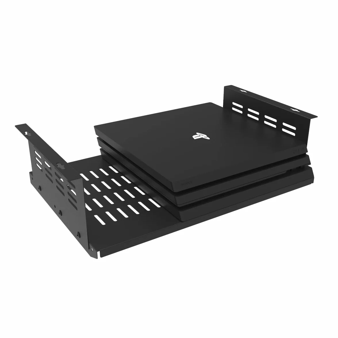 Uchwyt pod biurko do komputerów SFF i PC, 43x10x30 cm, kompatybilny z PlayStation 4 PS4 Slim PS4 Pro