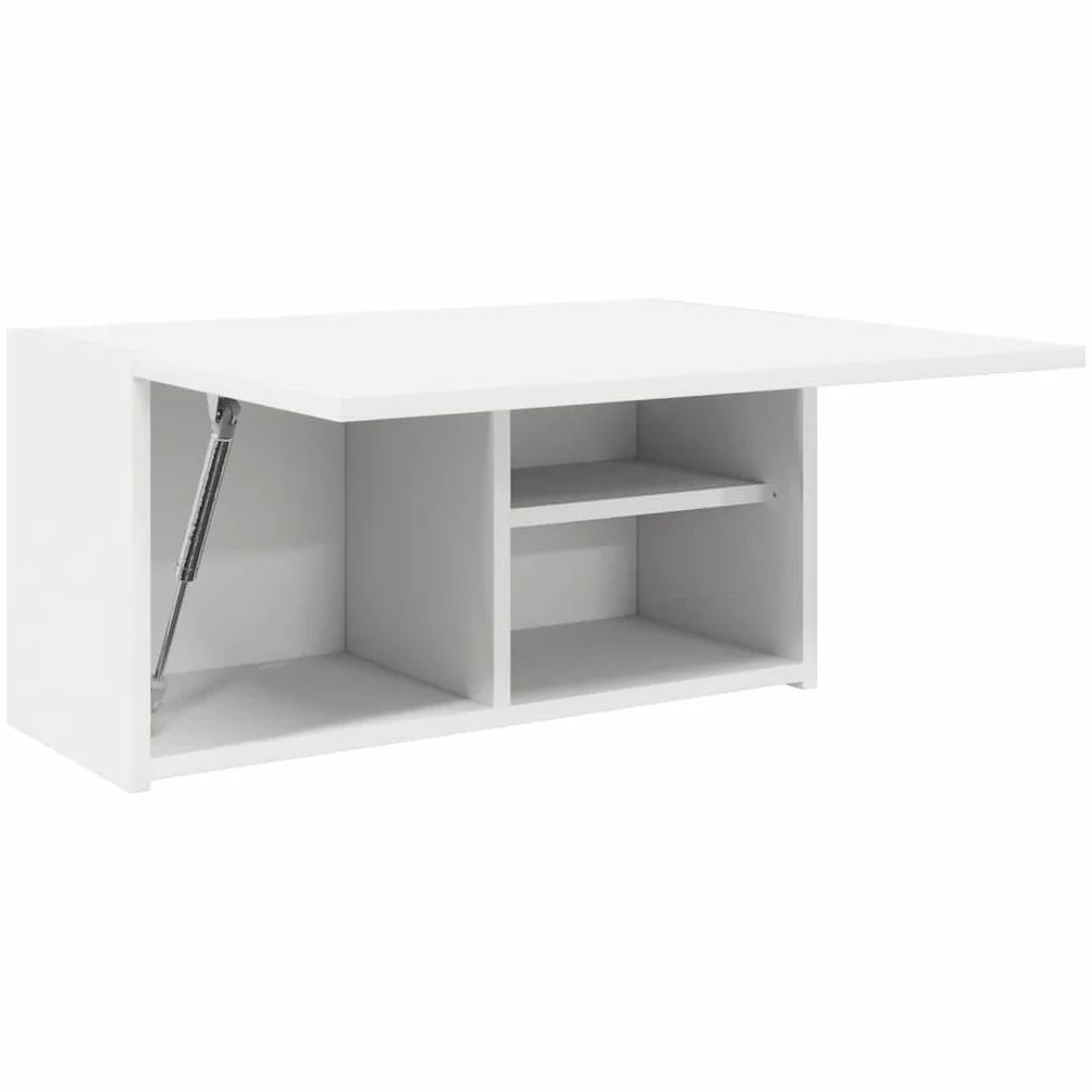 vidaXL Wisząca szafka łazienkowa biała 60x25x30 cm