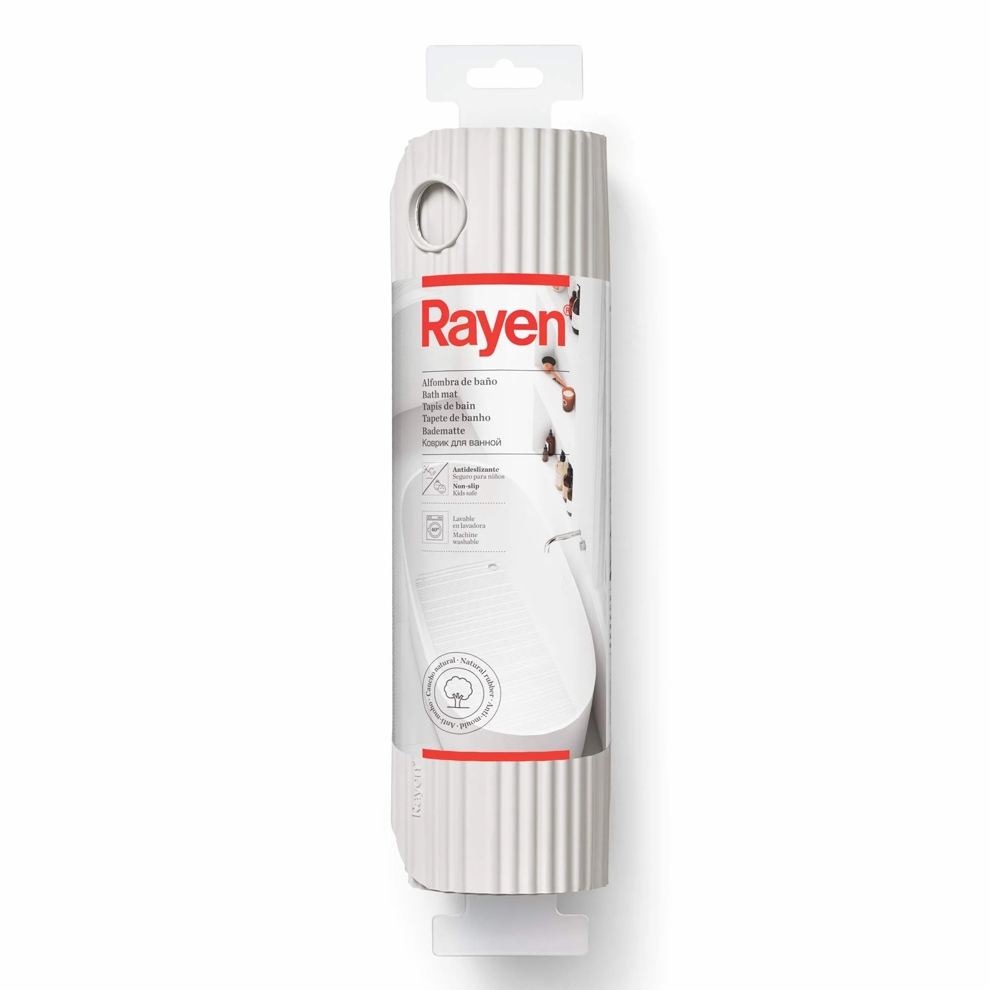 Rayen Mata łazienkowa 86 x 33 cm jasnoszara