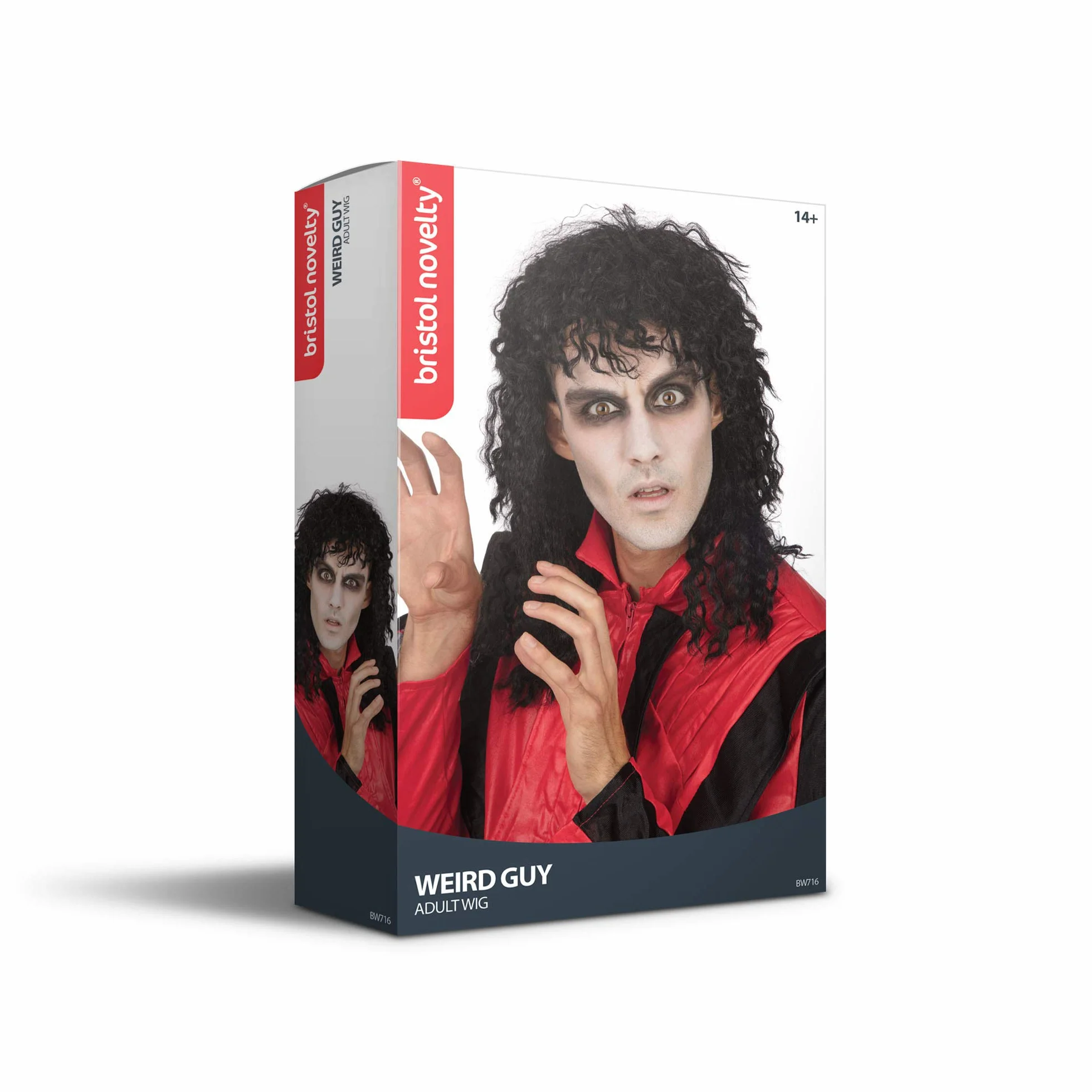 Weird Guy black Wig