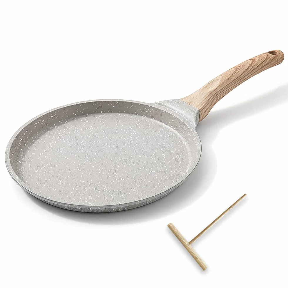Patelnia do naleśników Crepe 20 cm z powłoką nieprzywierającą Biały