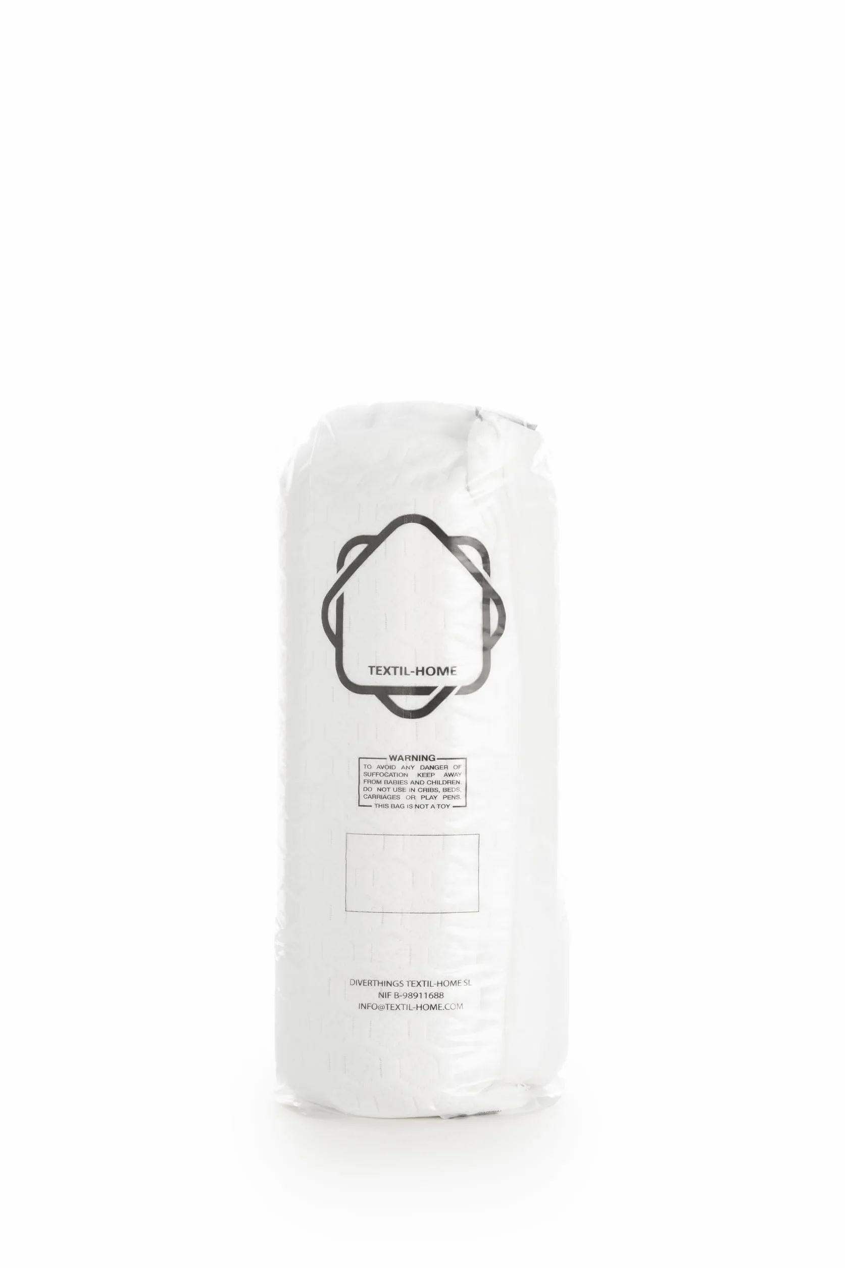 Textilhome - Opakowanie (2 sztuki) Poduszka z pianki memory - 70 cm - Ekologiczna tkanina Aloe Vera, 100% naturalny czysty rdzeń Visco - Podwójnie zapinana na zamek. Adaptacyjna termoregulacja.