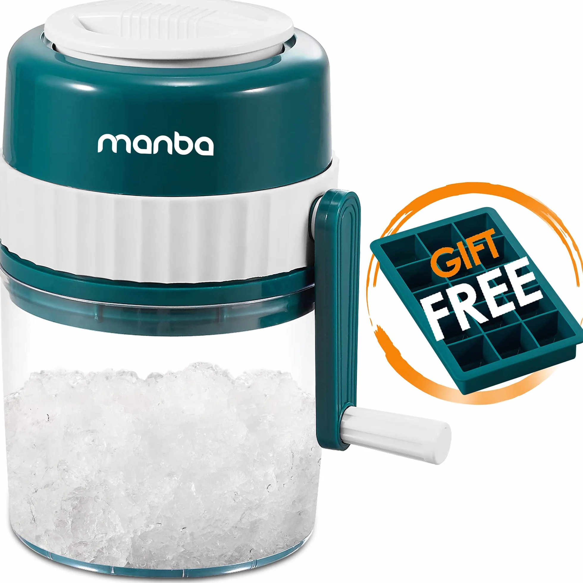 MANBA Slush Machine przenośna maszyna do slushie z tacą na kostki lodu