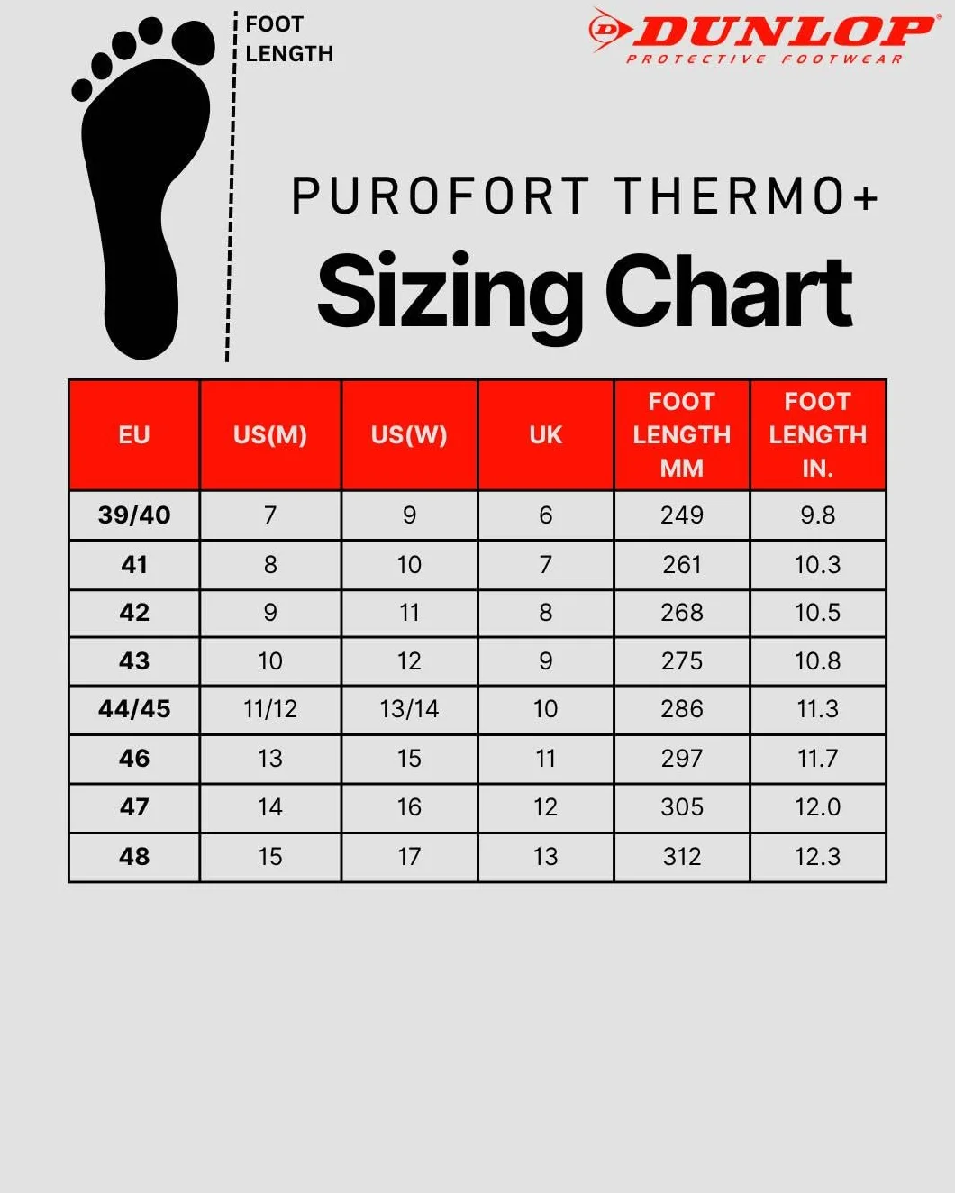 Dunlop Mężczyźni Dunlop Purofort Thermo+ Buty Ochronne, Oliwkowy, 43 EU