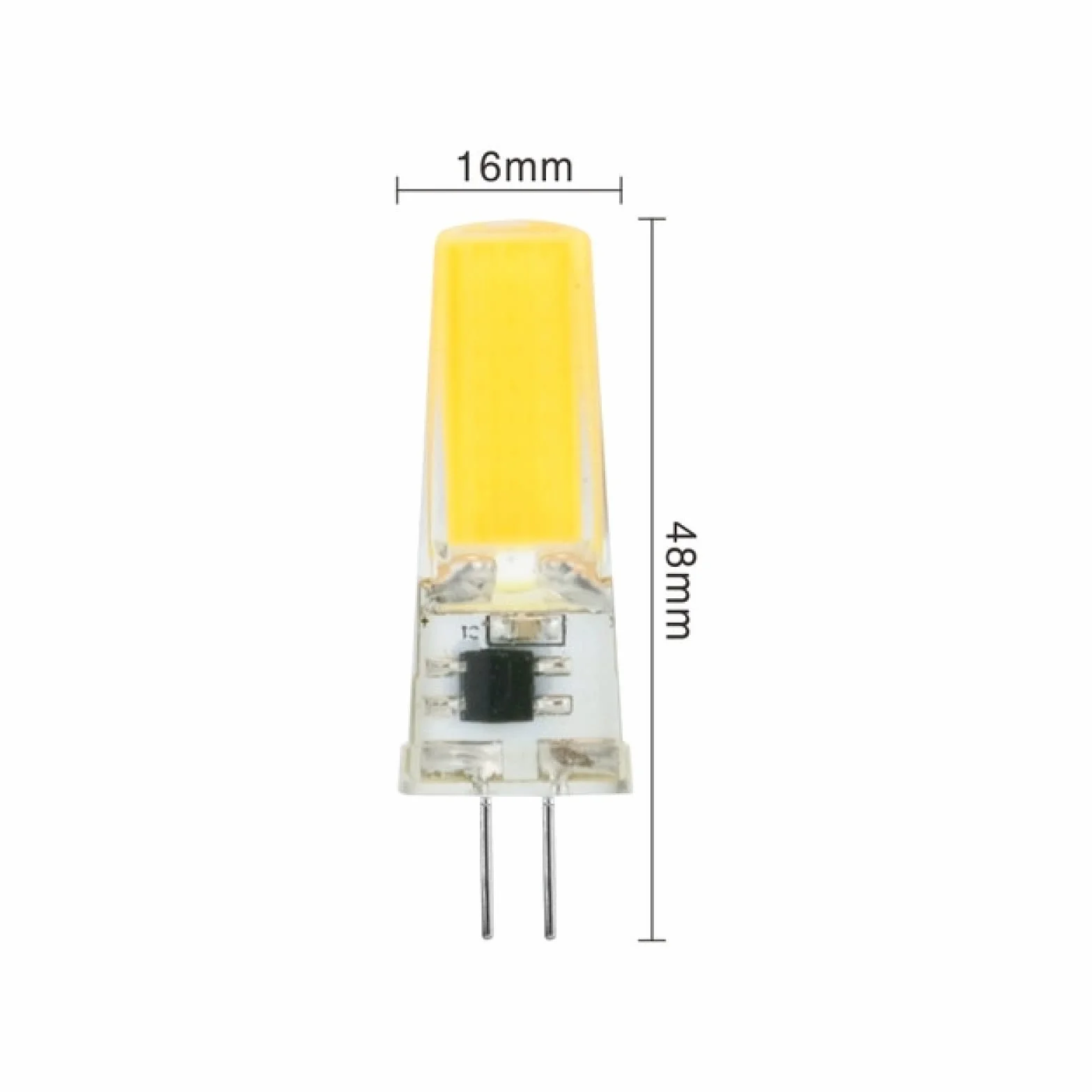 LED G4 5W 9W Żarówka AC/DC 12V 220V COB Reflektor Zimna Biel 10 Sztuk