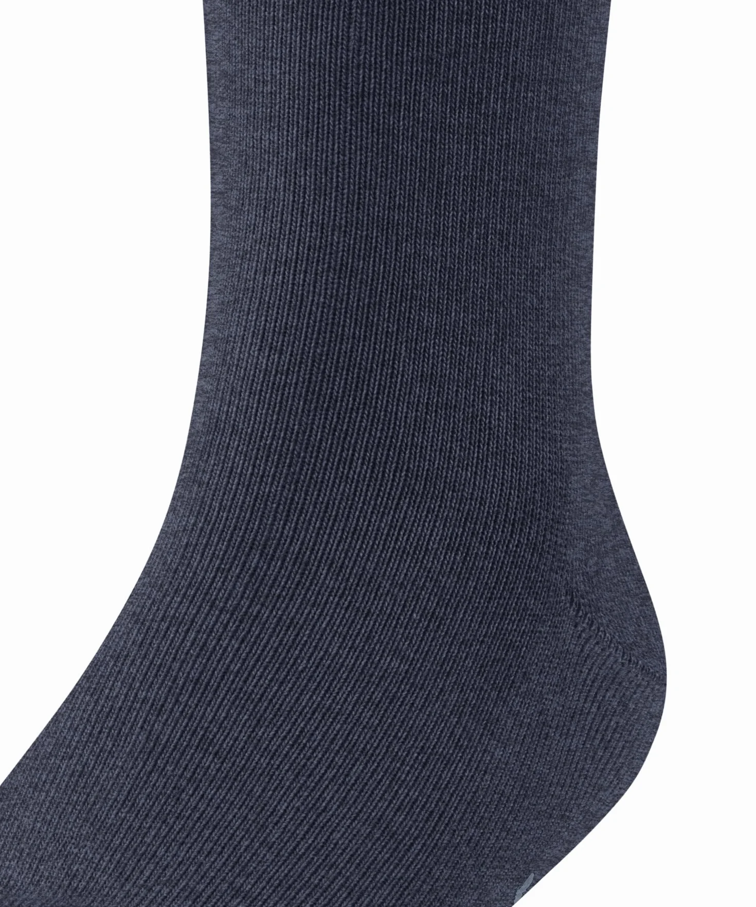 FALKE Uniseks - dzieci Skarpety Family K So bawełna jednokolorowe 1 Para, Niebieski Dark Blue Melange 6688, 31-34