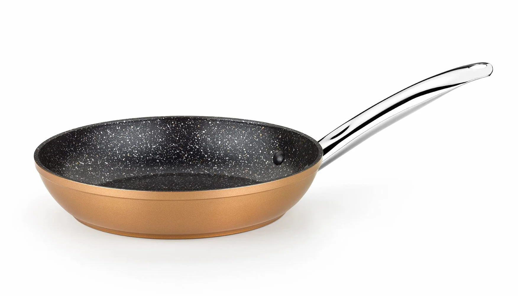 Monix Zestaw 2 Patelni Miedzianych 20-24 cm Kute Aluminium Powłoka Nieprzywierająca z Tytanem Indukcja