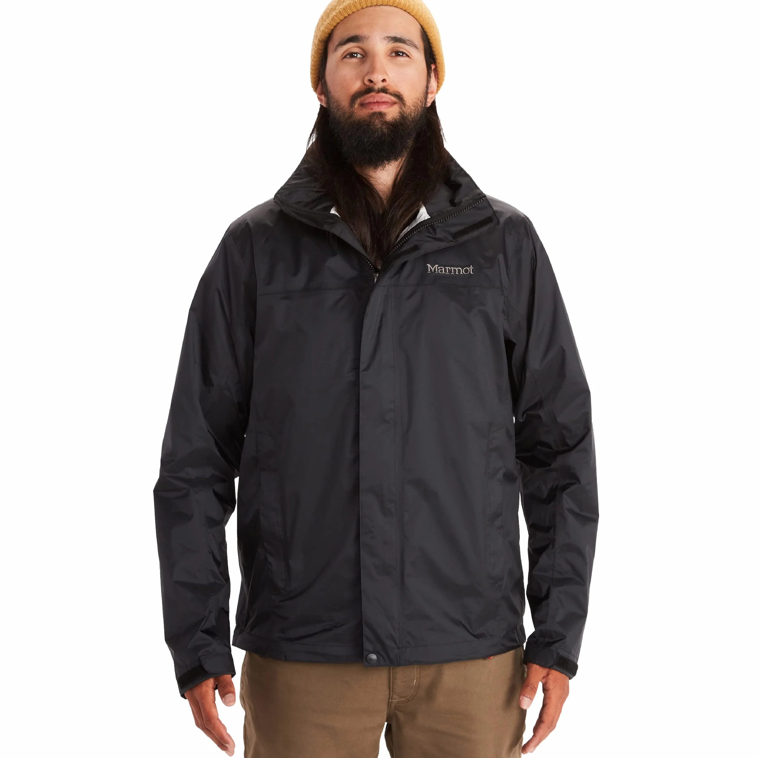 Marmot Meżczyzni PreCip Eco Jacket S22, Wodoodporna kurtka przeciwdeszczowa