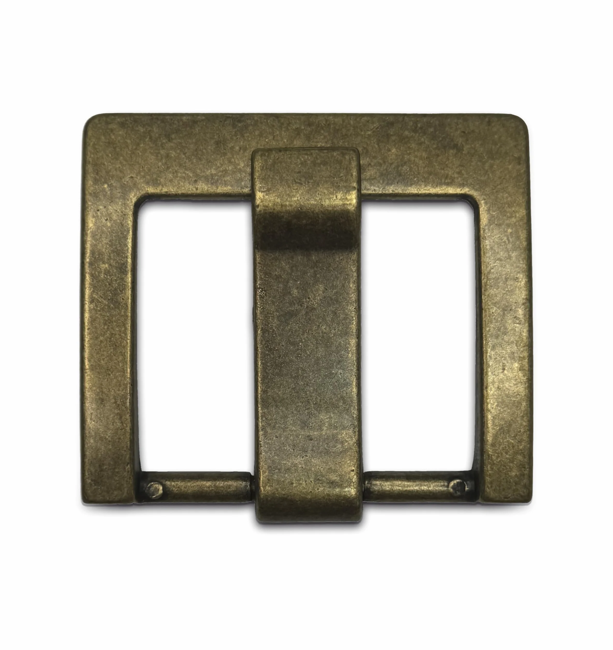 almela - Klamra do paska z wykończeniem w kolorze starego srebra i starego złota, szerokość 50 mm - 5 cm | Szeroki kolec | Buckle belt