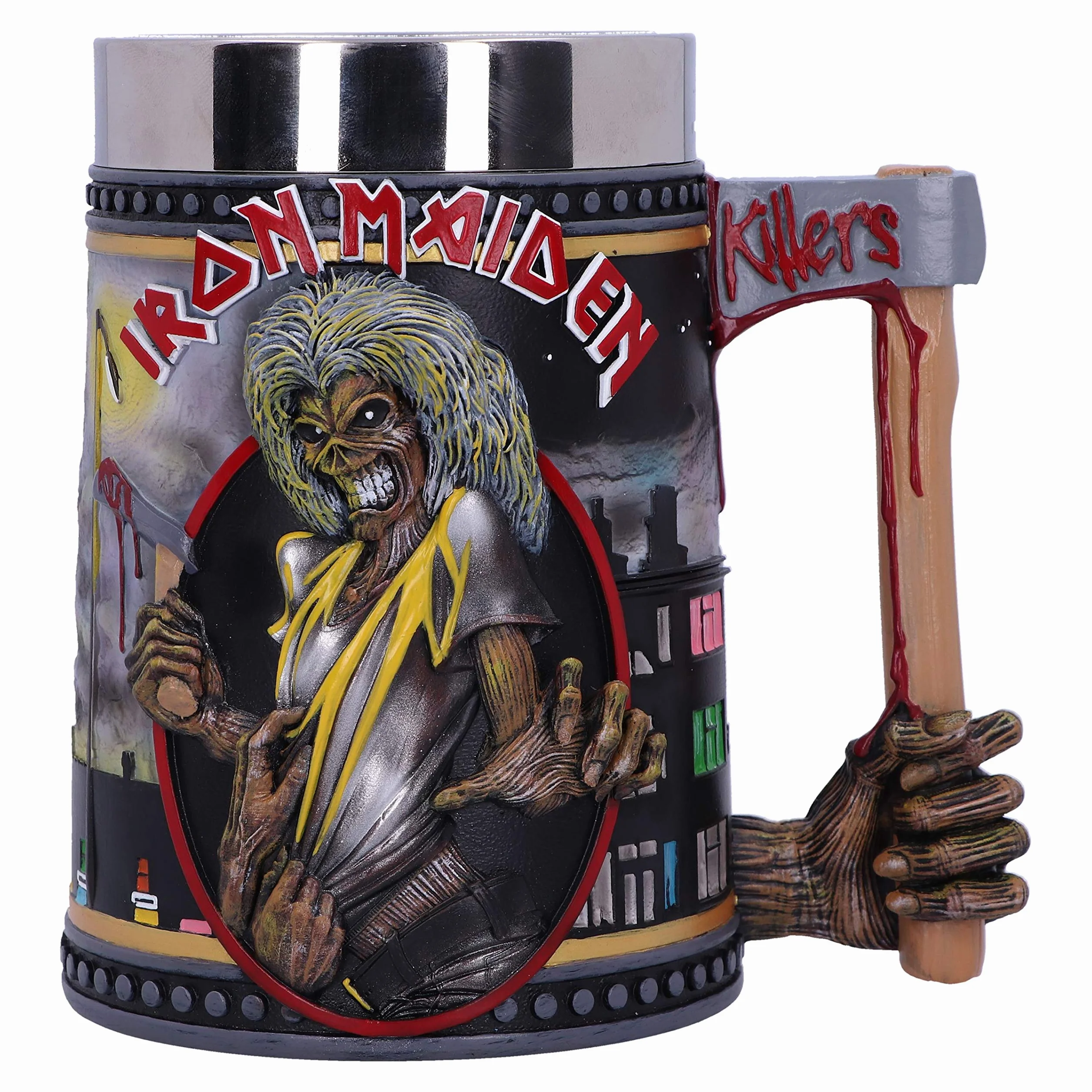 Nemesis Now Oficjalnie licencjonowany album Iron Maiden The Killers Eddie Tankard, czarny