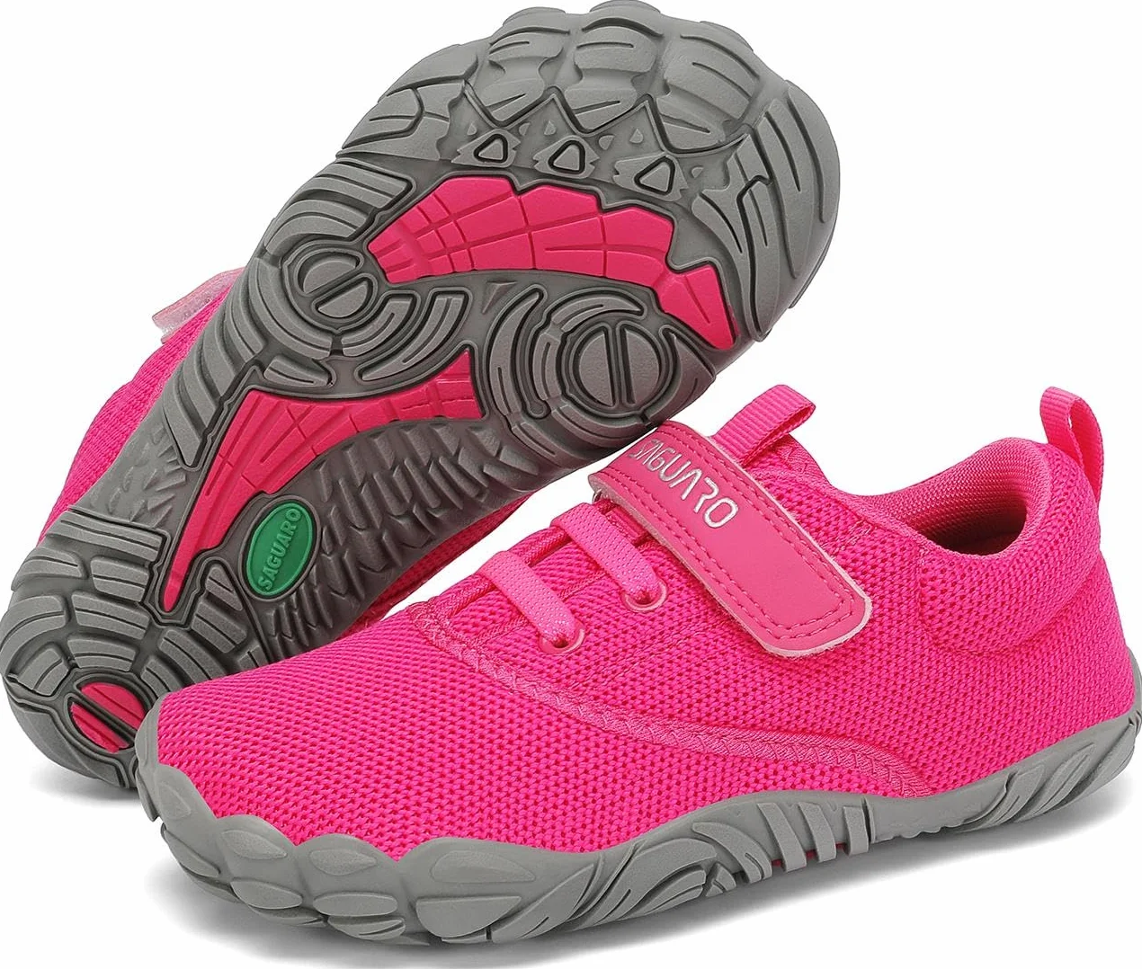 SAGUARO Dziecięce buty Barfoot miękkie i lekkie minimalistyczne buty, rozmiary 24-36