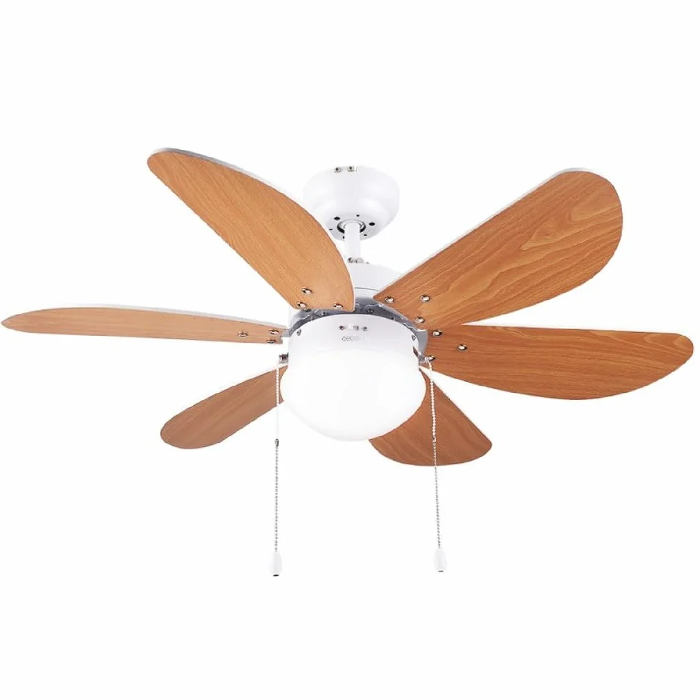 Cecotec Wentylator sufitowy EnergySilence Aero 360, 50 W, średnica 91 cm, 6 łopatek, 3 prędkości, funkcja zimowa