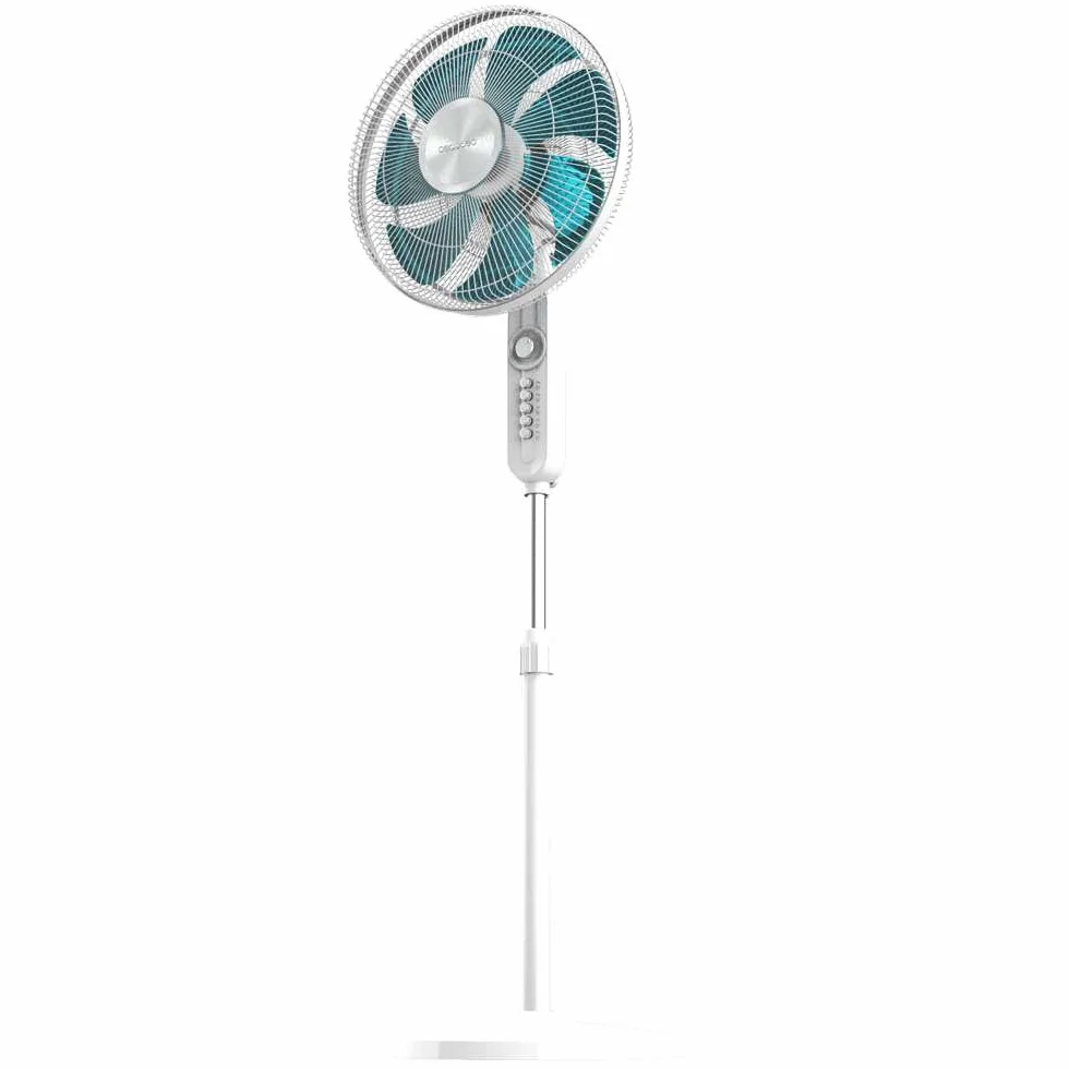 Cecotec EnergySilence 610 Max Flow Ventilateur de sol 70W 16" 7 pales minuterie 2h 4 vitesses oscillation 90º hauteur réglable 130 cm