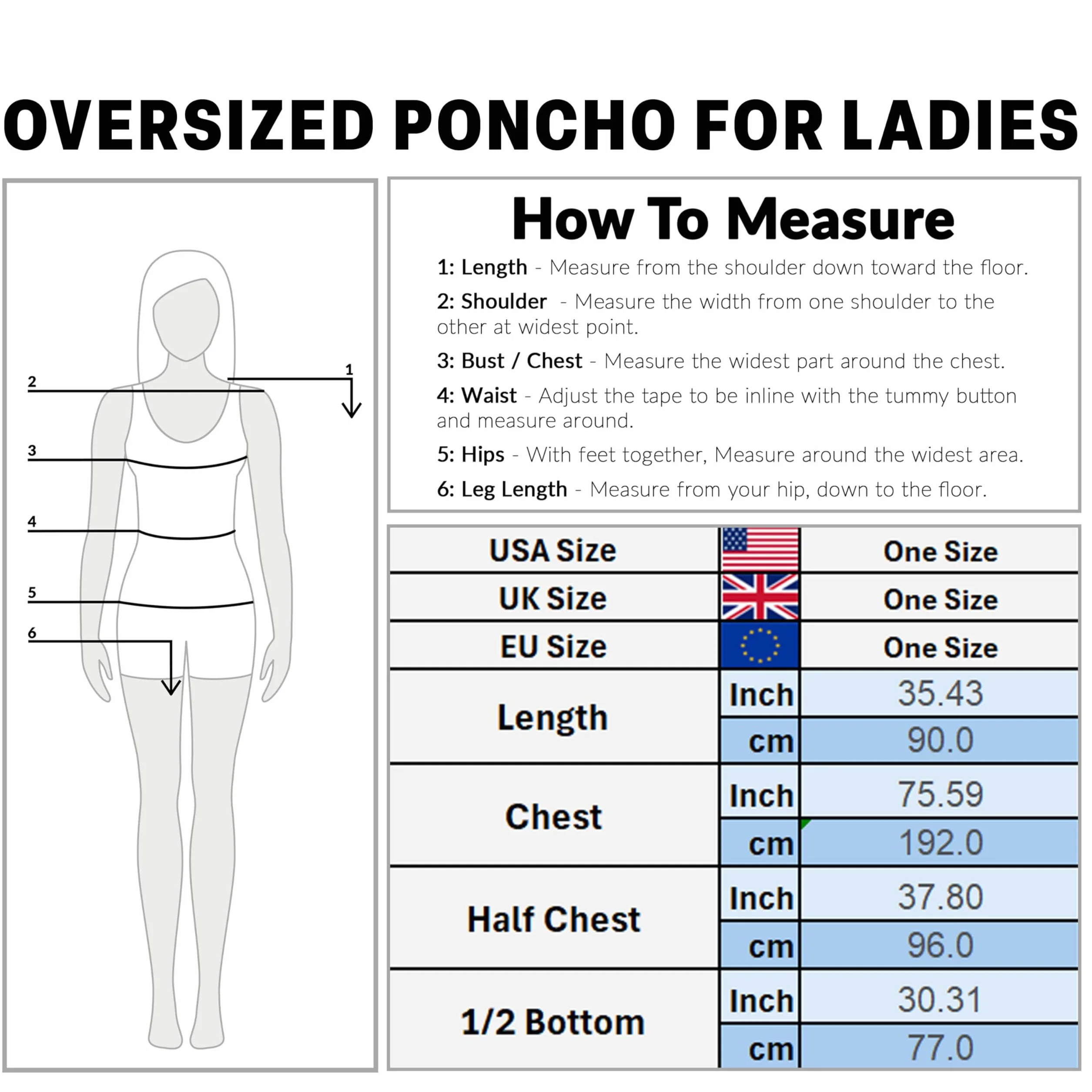 Get Trend Pusheen damskie ponczo oversize, beżowe