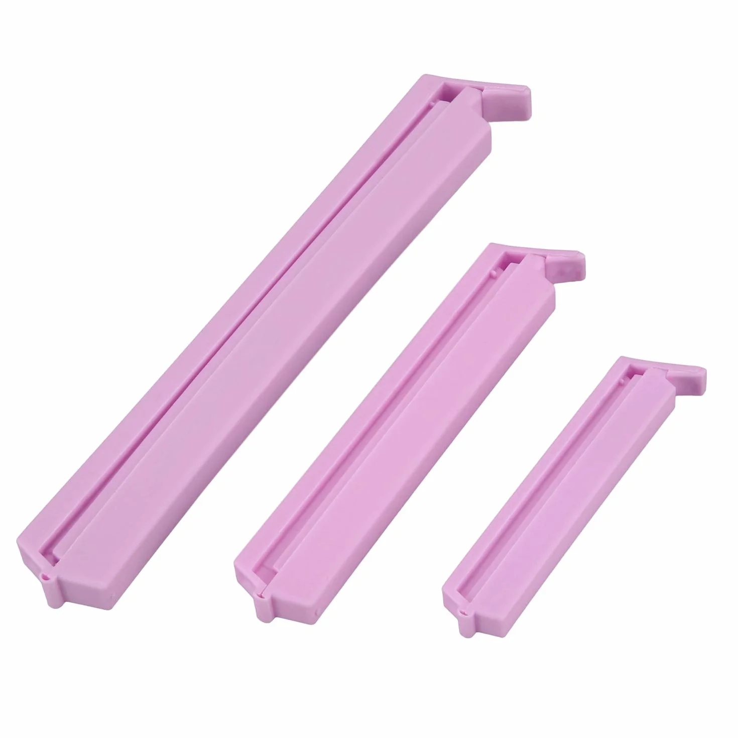 Kitchen Plastic Storage Food Seal Sealing Bag Clamp 12x S,M,L