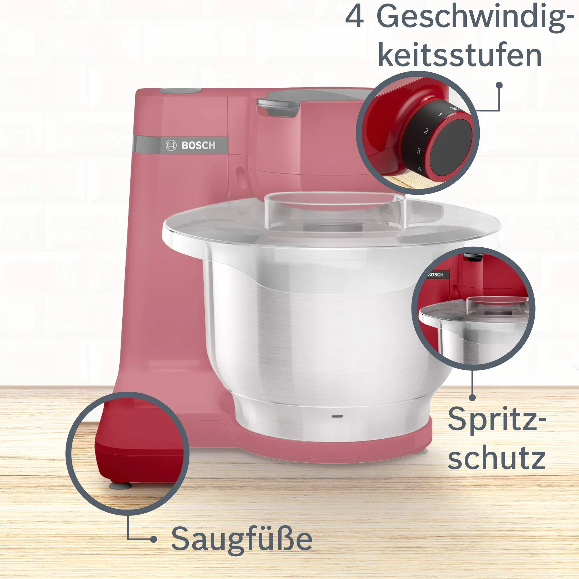 Bosch Serie 2 MUMS2ER01 Robot kuchenny 700 W 3,8 l