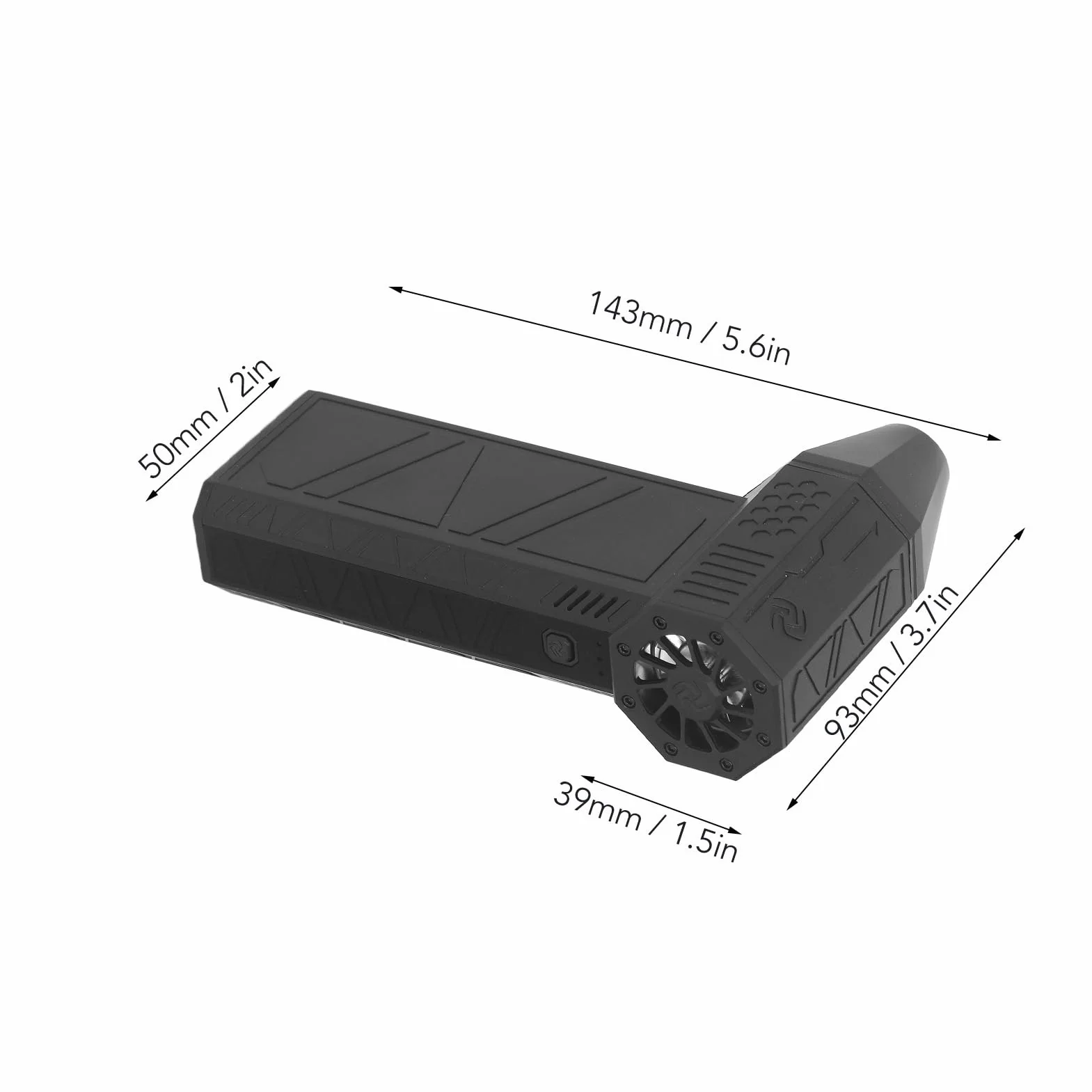 Super mocny bezszczotkowy wentylator turbo z USB do ponownego ładowania do dmuchania śniegu, 30000 obr./min, ręczny elektryczny wentylator Jet 52 m/s prędkość powietrza Duster Fan