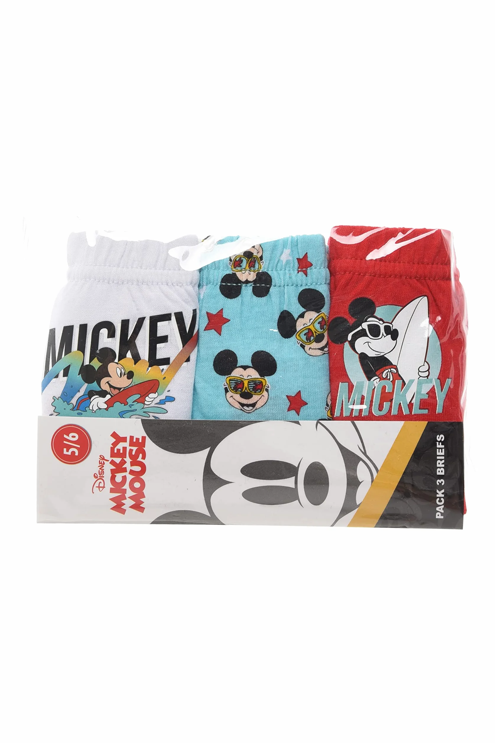 Majtki Mickey Mouse Boy Disney - Zestaw 3 sztuk - Majtki dla chłopców w wieku 3 lat