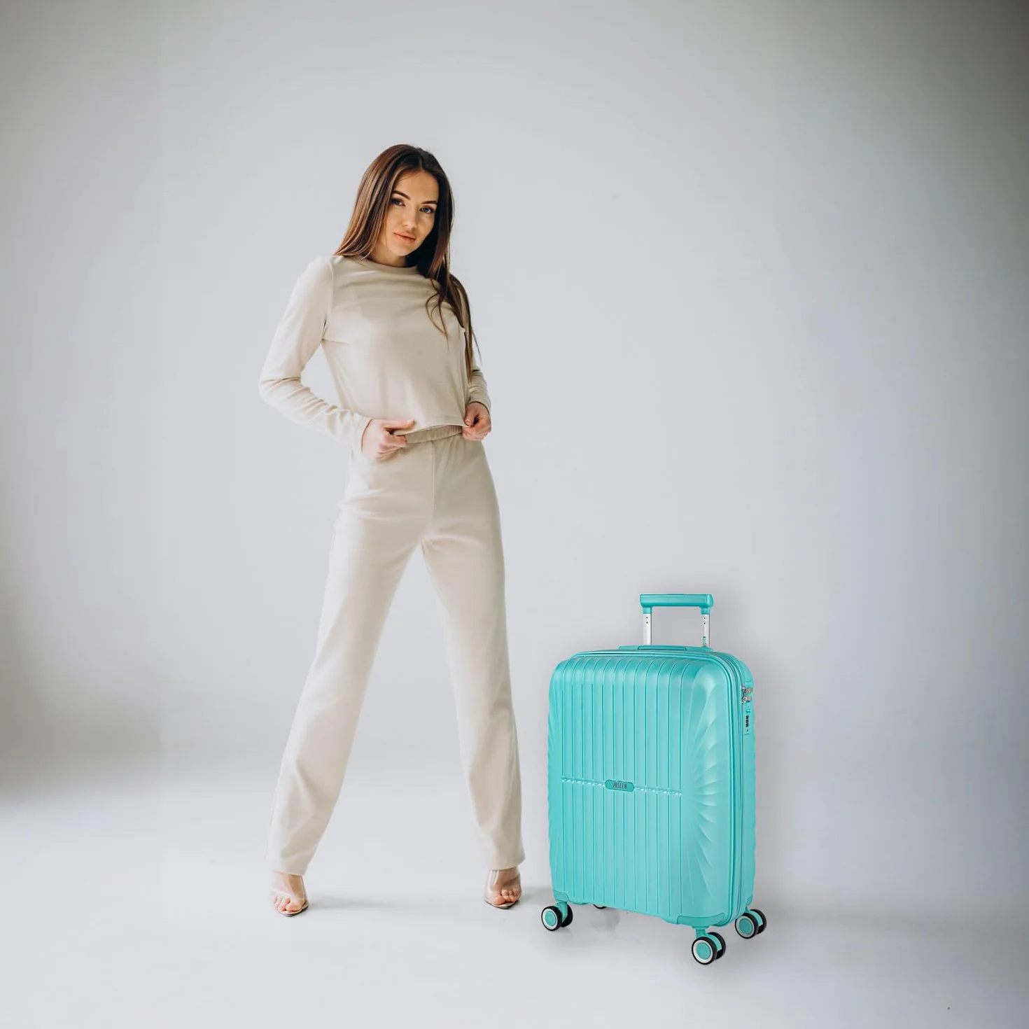 Sztywna walizka kabinowa Mała walizka podróżna na kółkach - Walizka na baga