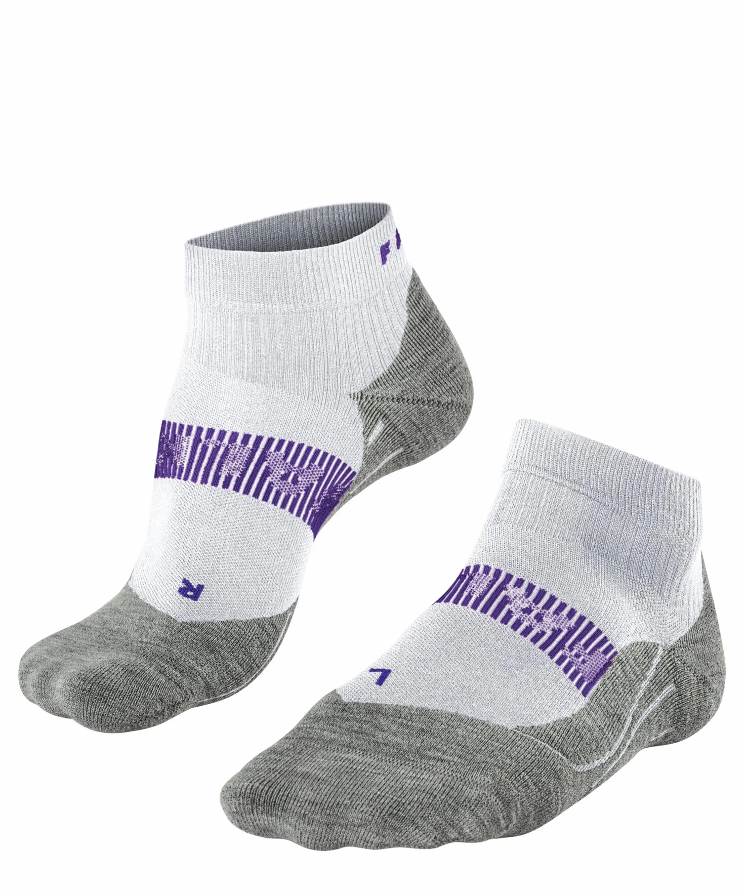 FALKE Kobiety Skarpety do biegania RU4 Endurance Cool Short W Sso materiał funkcyjny przeciw pęcherzom cienkie 1 Para, Biały White 2008, 39-40