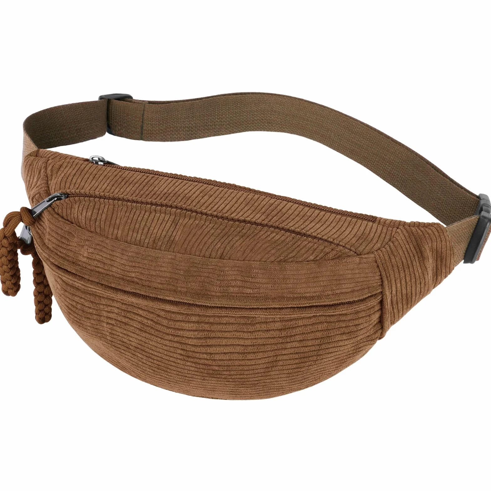Aucuu Saszetka na pas ze sztruksem, sztruksowa torebka biodrowa, damska torba na ramię, torba na pasek, modna torba sportowa na pierś z regulowanymi paskami na ramiona, saszetki na pas do codziennego