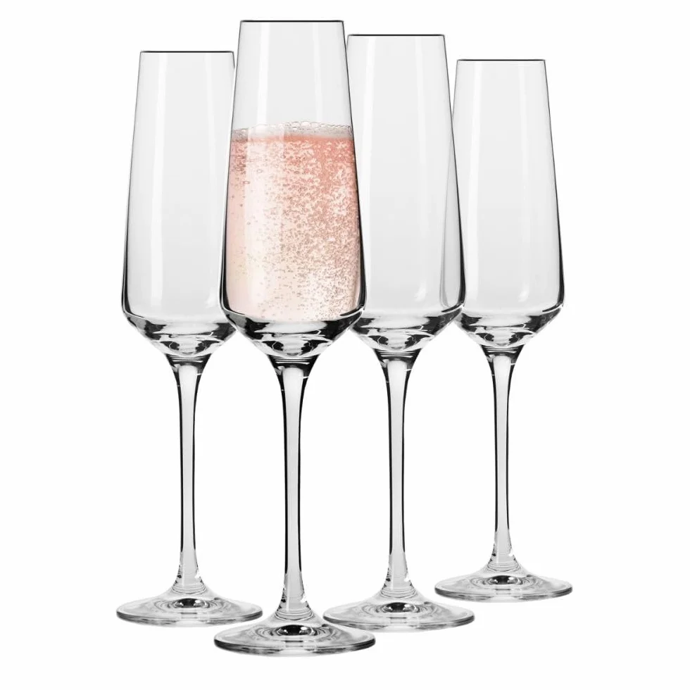 KROSNO Kieliszki do szampana Komplet 4 sztuk 200 ml Avant-Garde Szkło kryształowe bezołowiowe