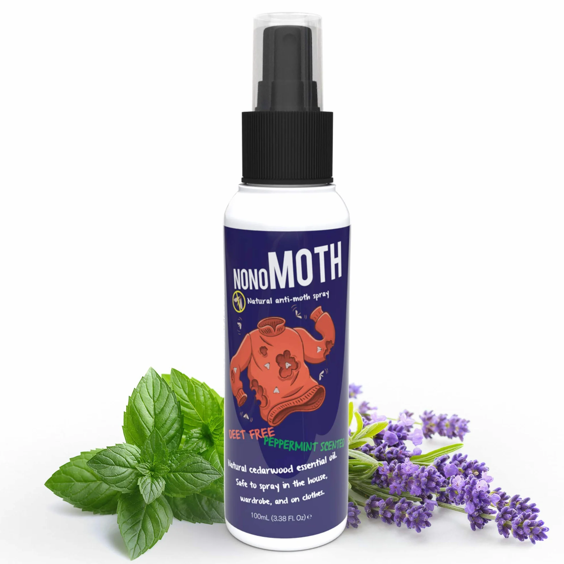 Naturalny spray przeciw molom odzieżowym 100 ml – biologiczna alternatywa dla pułapek i kulek