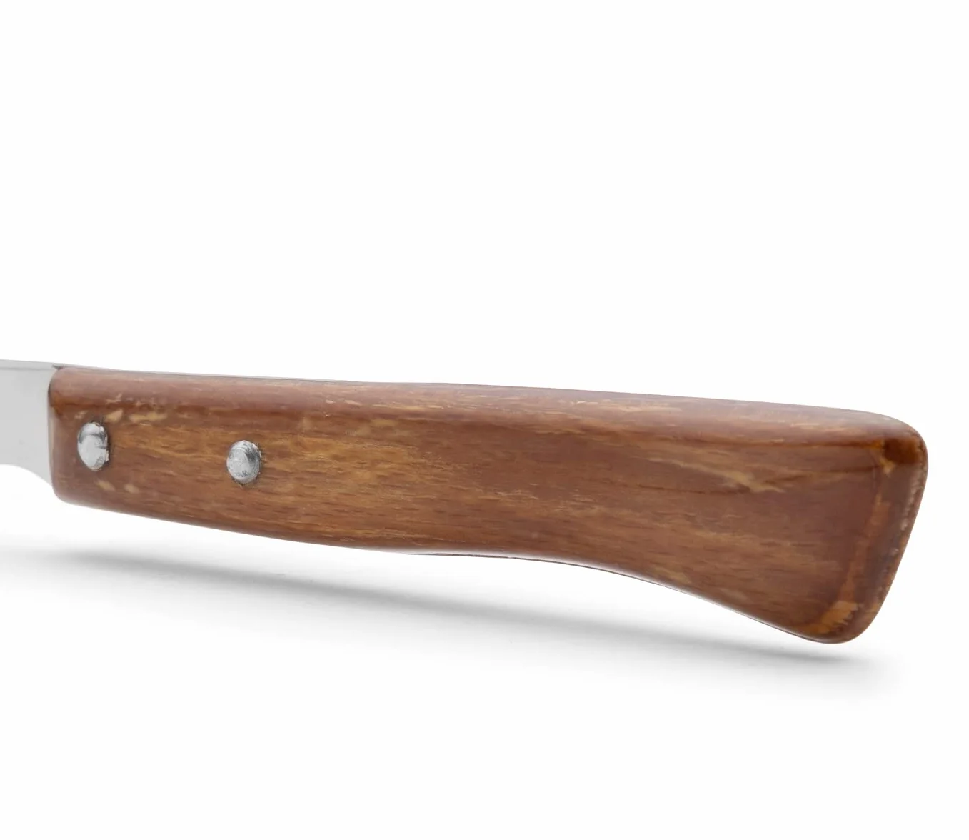 Arcos 372000 nóż stołowy, zestaw noży do steków, ostrze ze stali nierdzewnej, 110 mm, rękojeść, drewno, kolor brązowy