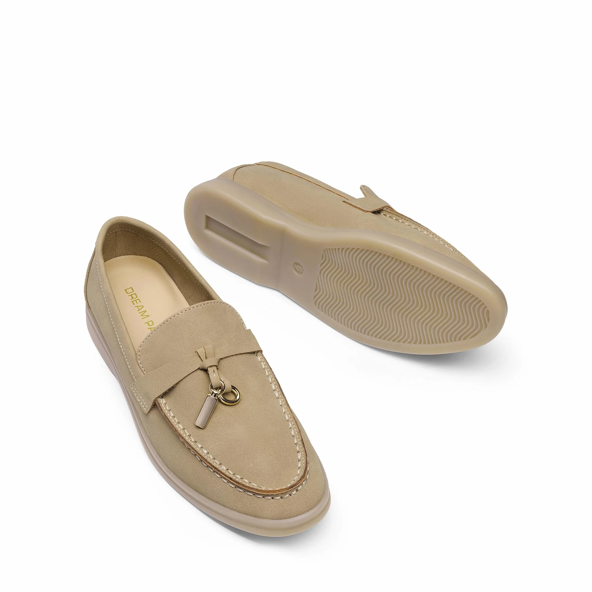 DREAM PAIRS Damskie mokasyny zamszowe mokasyny wsuwane wygodne codzienne eleganckie biznesowe buty robocze z podparciem łuku
