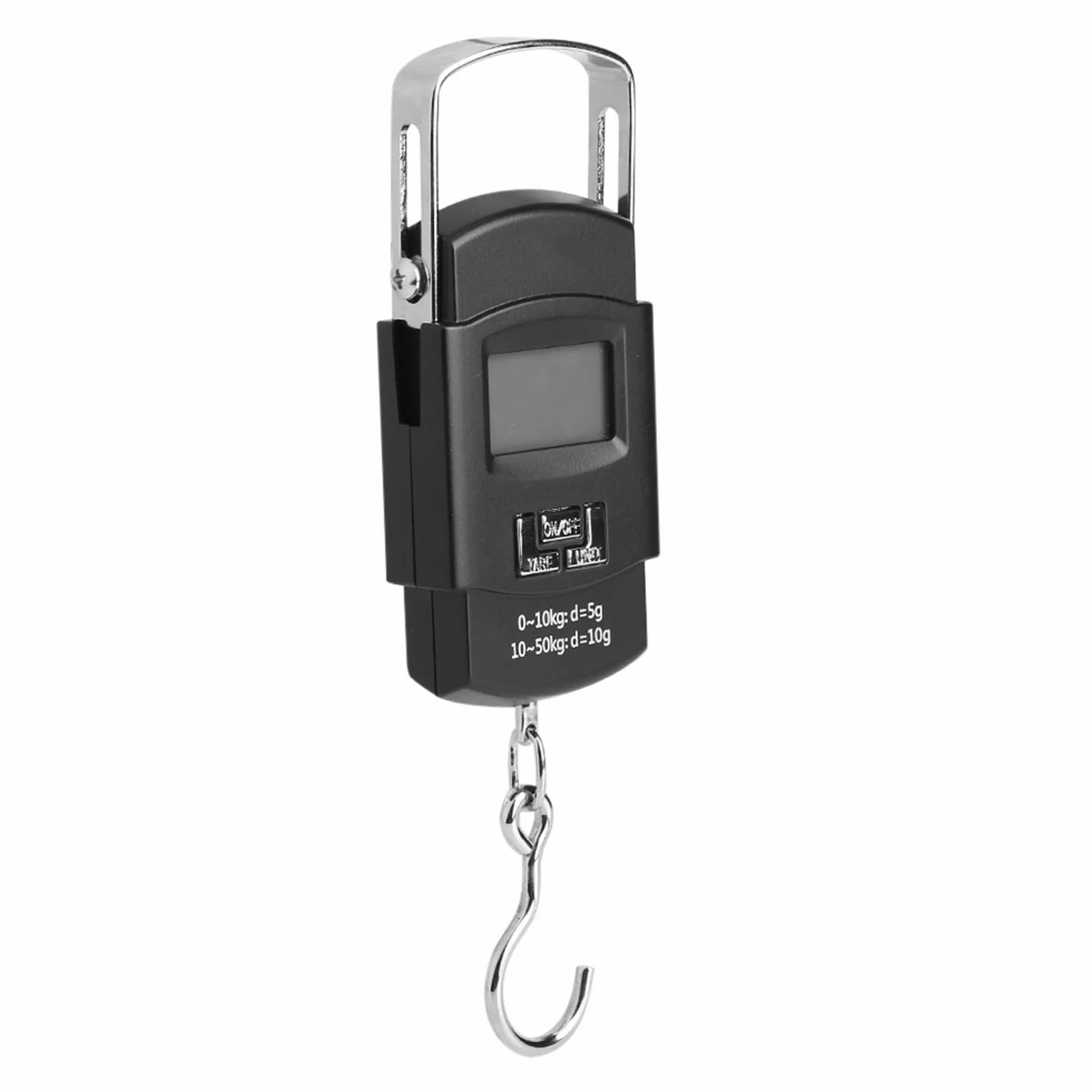 Garsent Waga bagażowa, 50 kg LCD cyfrowa wisząca waga bagażowa, elektroniczna mini kieszonkowa waga wędkarska do ważenia bagażu, aktywności na świeżym powietrzu.