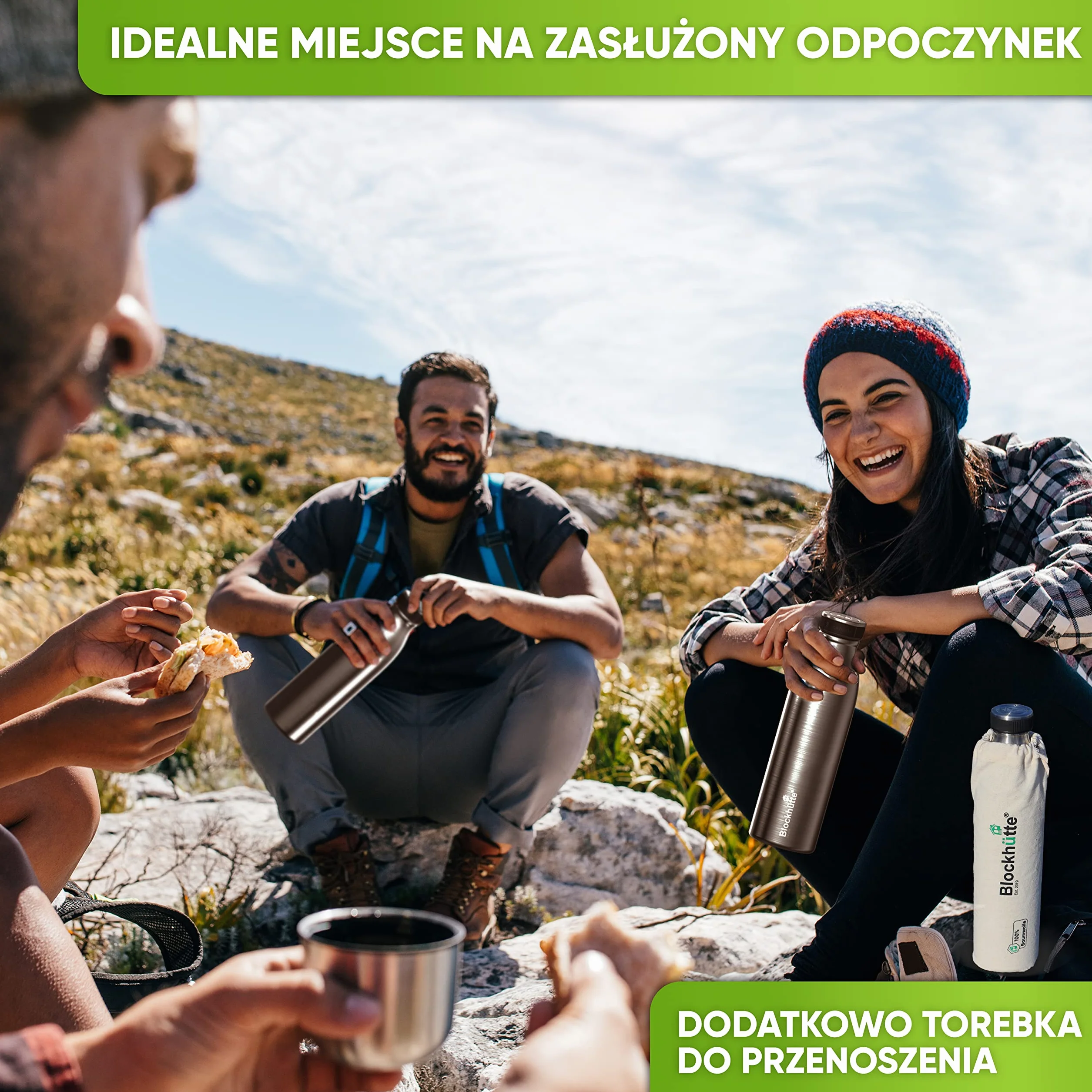 Butelka do picia ze stali nierdzewnej izolowana 1 l 750 ml 500 ml 350 ml szczelna
