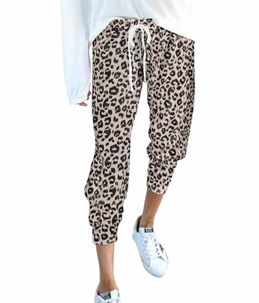 Huixin Spodnie dresowe damskie spodnie sportowe z nadrukiem tie-dye spodnie rekreacyjne sport trening spodnie dresowe z kieszenią na sznurek, Kolor 2, L